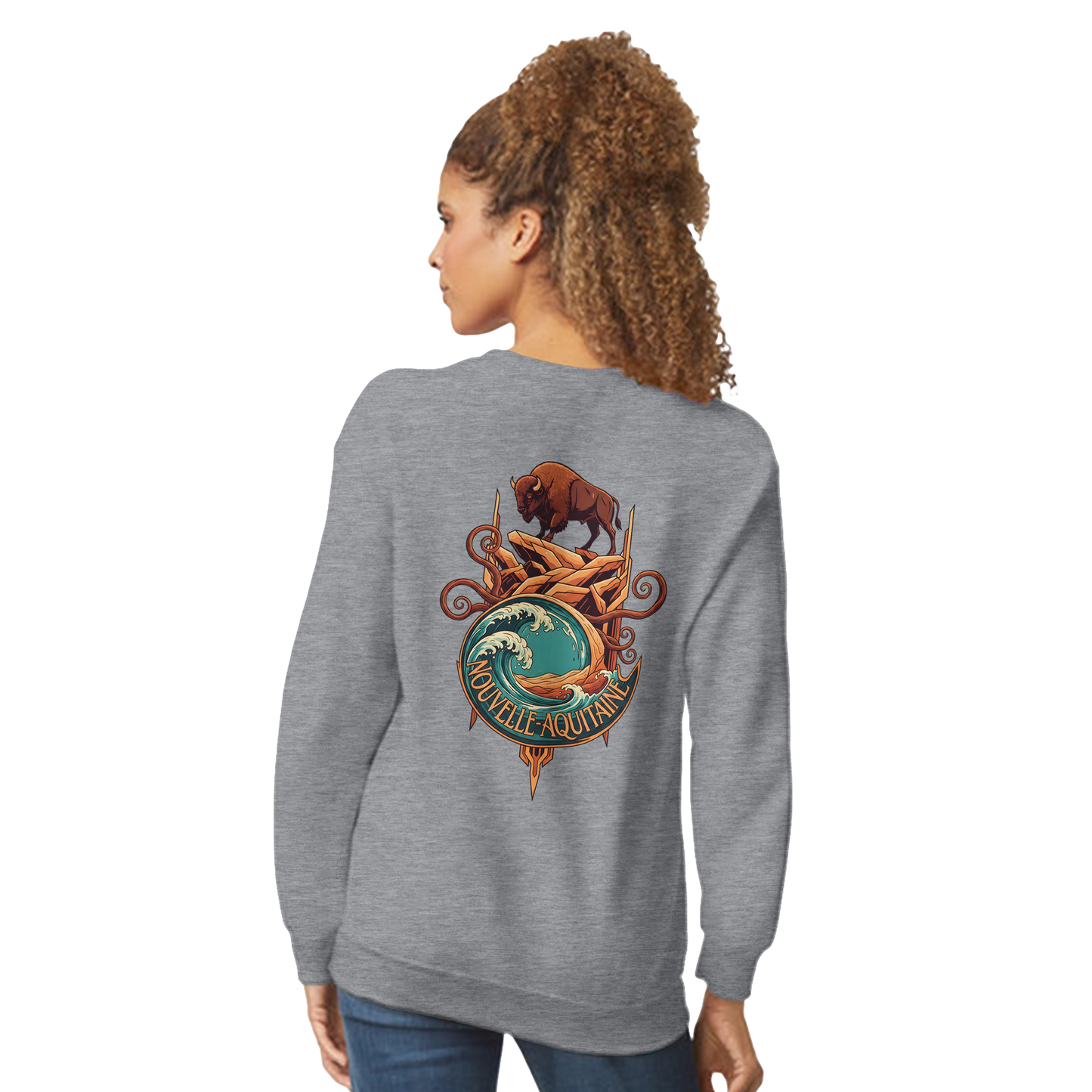 Sweat-shirt Unisexe Nouvelle-Aquitaine – Confort et Qualité Premium