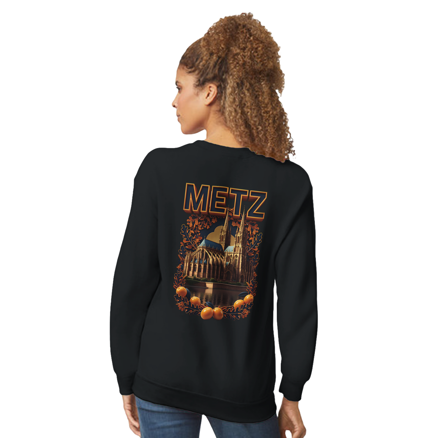 Sweat-shirt unisexe Metz – Coupe classique et confort premium