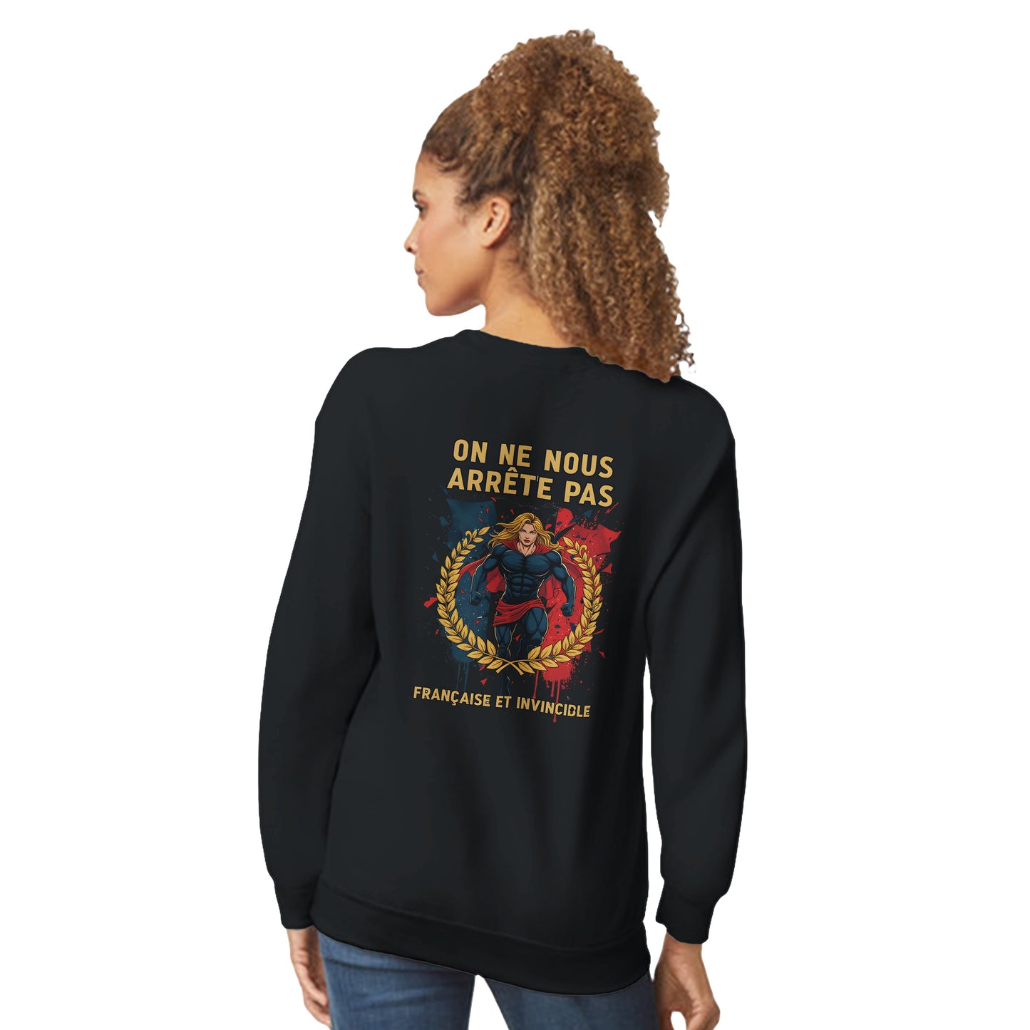Sweat-shirt Femme « On ne nous arrête pas » – Confort et Style