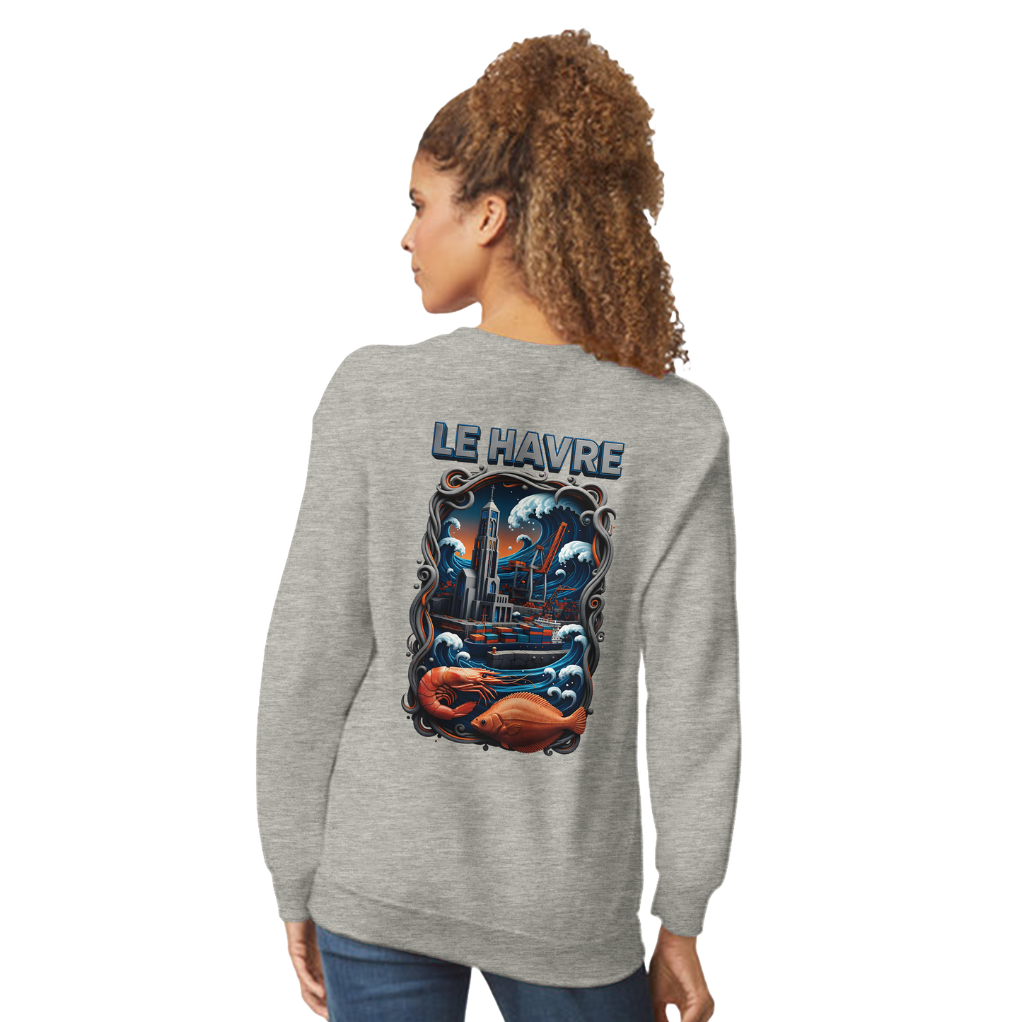 Sweat-shirt Unisexe Le Havre – Pull Classique Confortable