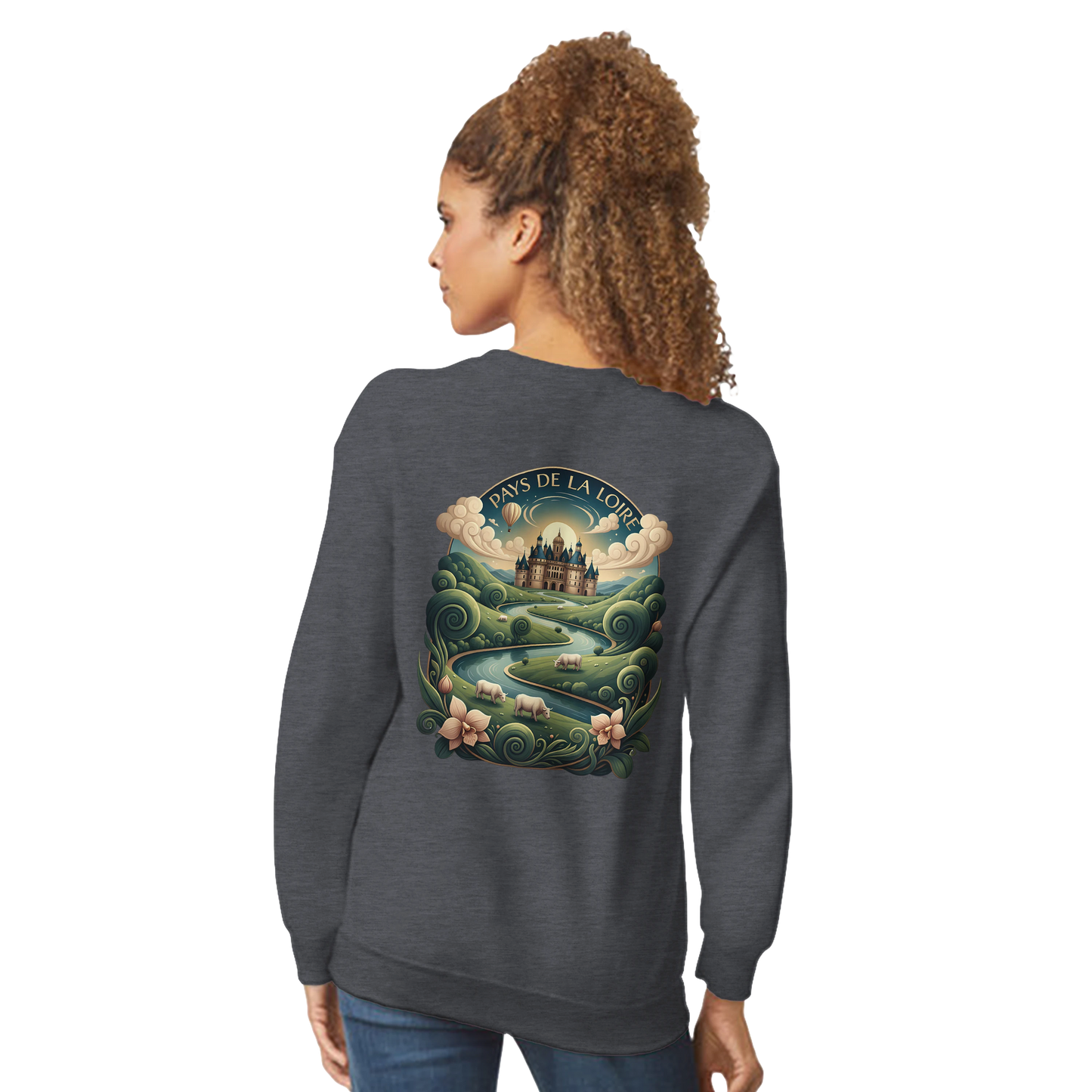 Sweat-shirt Unisexe Pays de la Loire – Confort Premium et Coupe Classique
