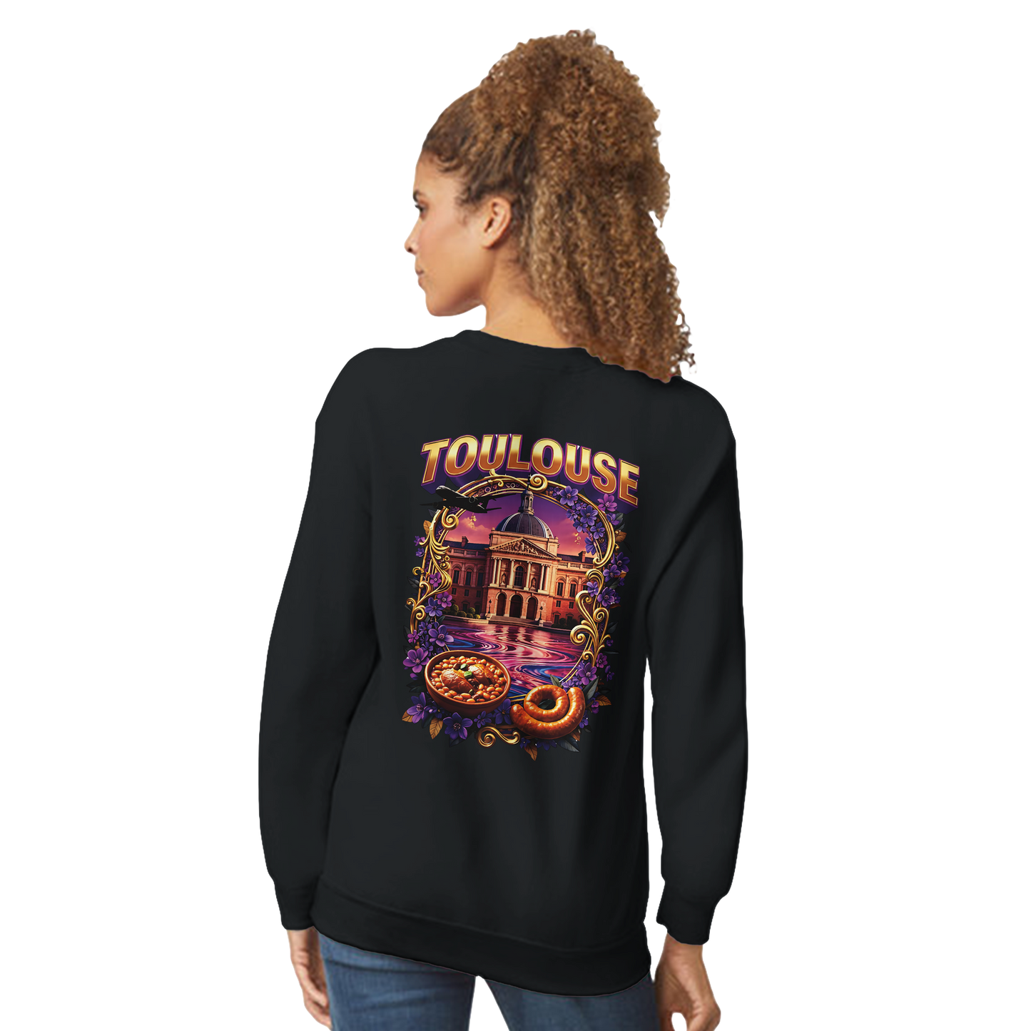 Sweat-shirt Unisexe Toulouse – Design Ville de France
