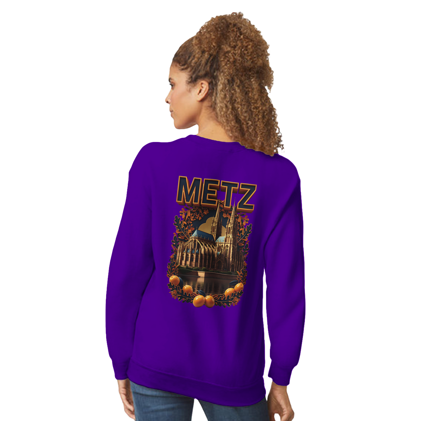Sweat-shirt unisexe Metz – Coupe classique et confort premium