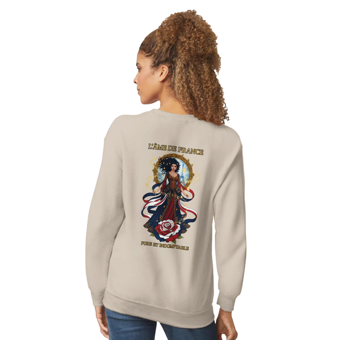 Sweat-shirt Femme "L'âme de France" - Confort Supérieur