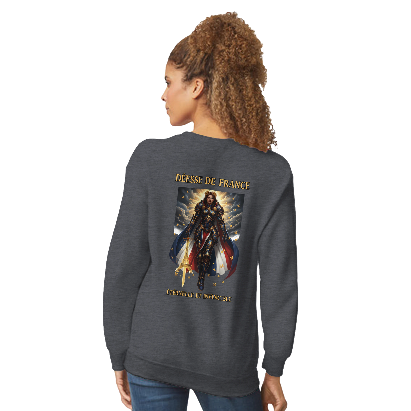 Sweat-shirt Femme Déesse de France – Confort et Style Premium