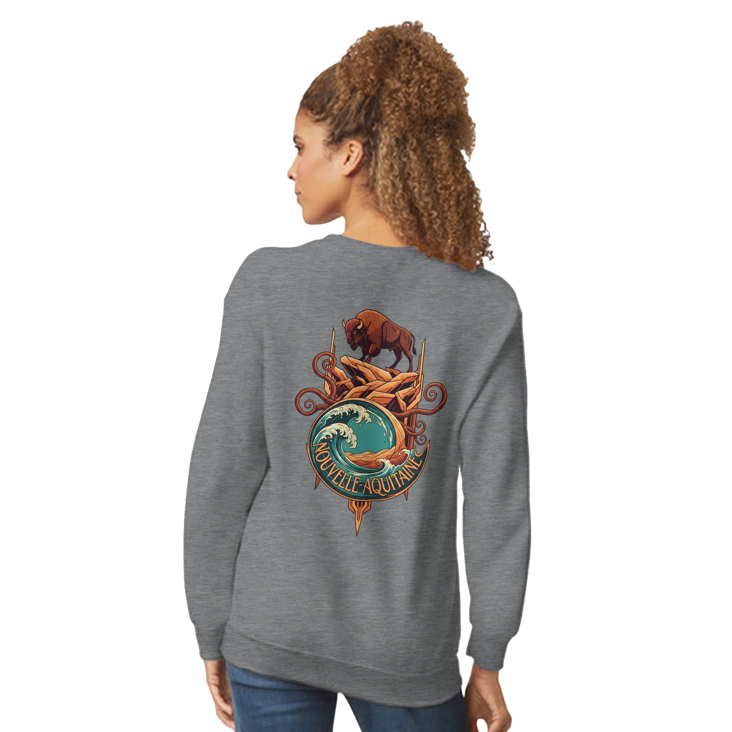 Sweat-shirt Unisexe Nouvelle-Aquitaine – Confort et Qualité Premium