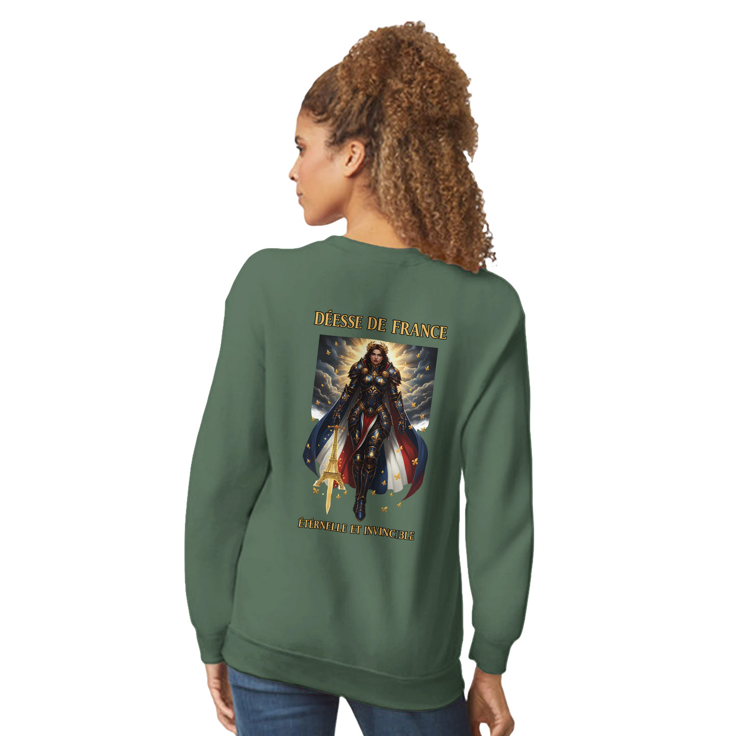 Sweat-shirt Femme Déesse de France – Confort et Style Premium