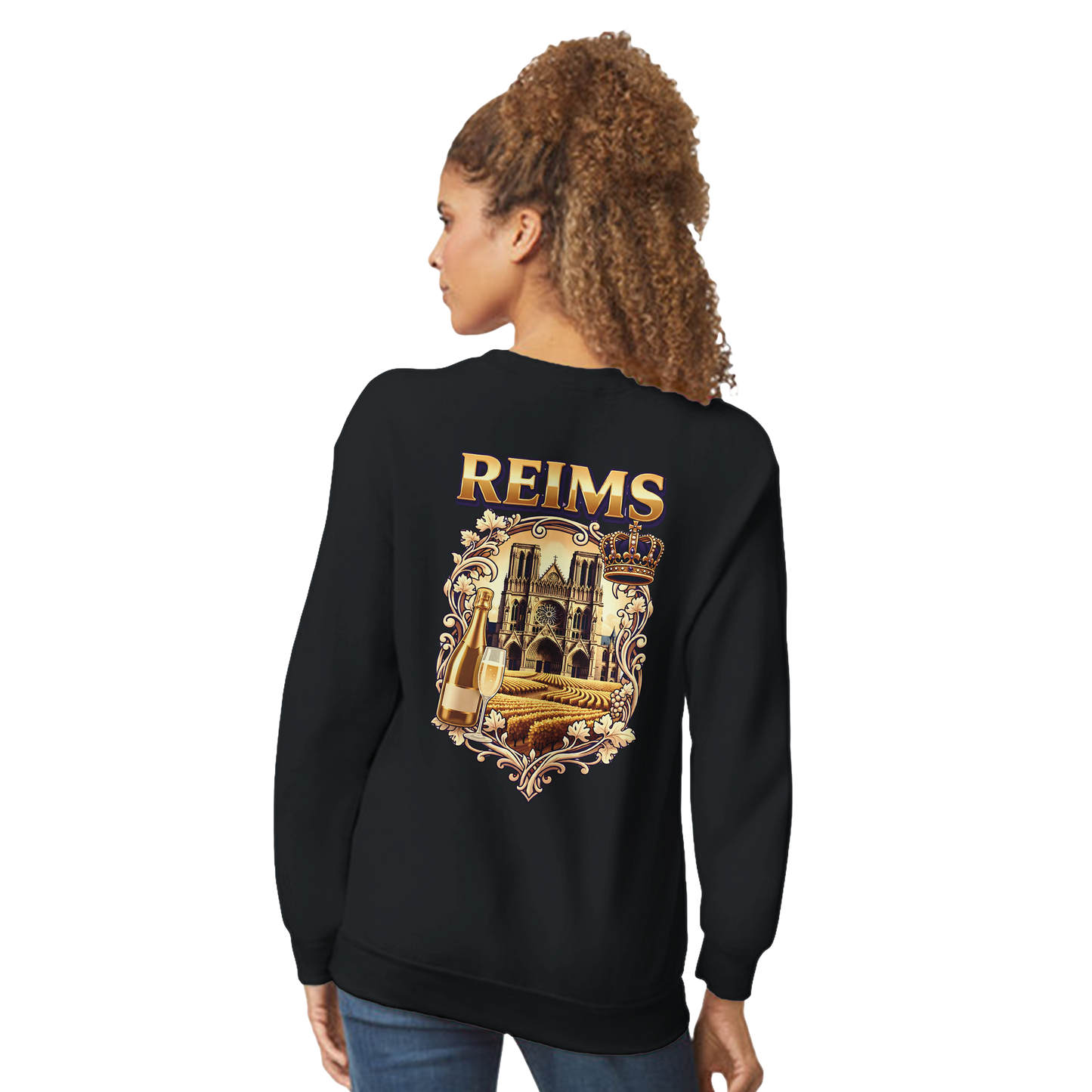 Sweat-shirt Reims – Sweat à col rond confortable en coton mélangé