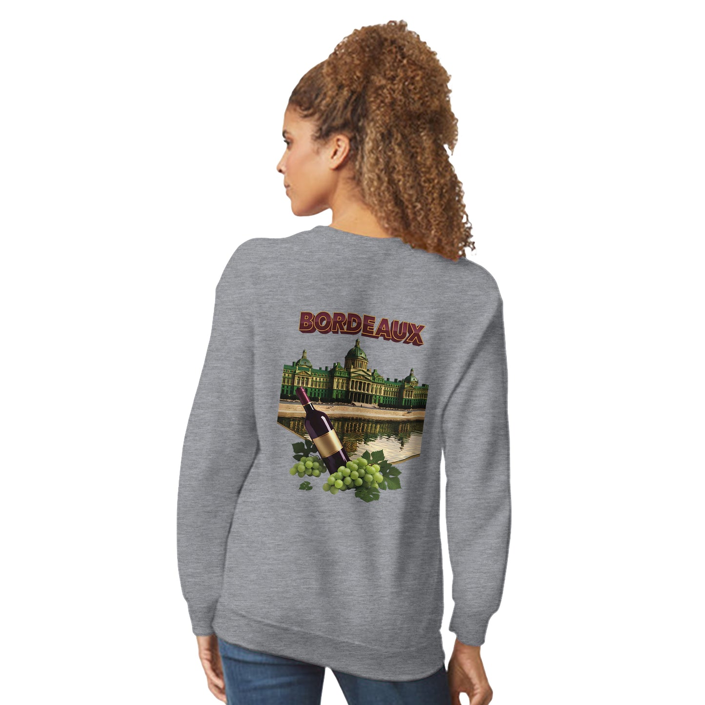 Sweat-shirt Unisexe Bordeaux Ville de France – Classique et Confortable