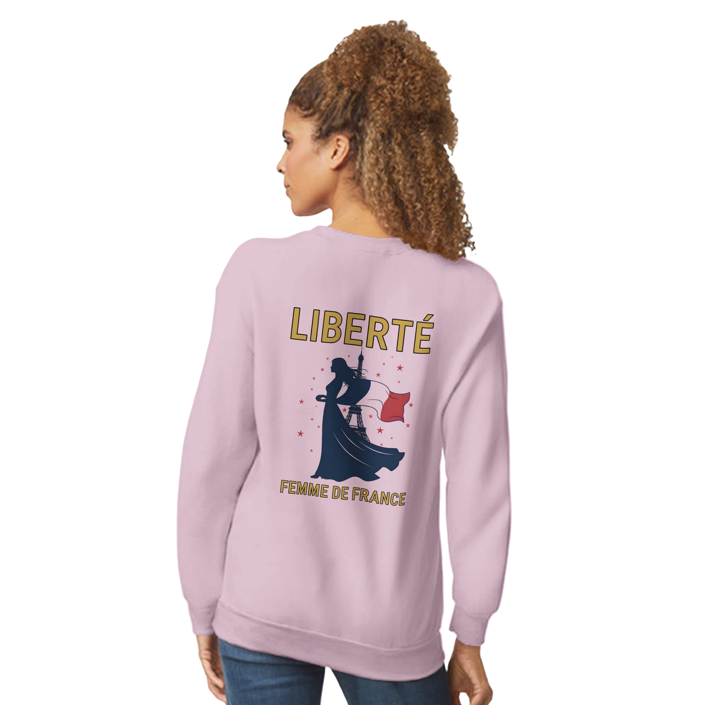 Sweat-shirt femme liberté  classique ras du cou | Gildan® 18000