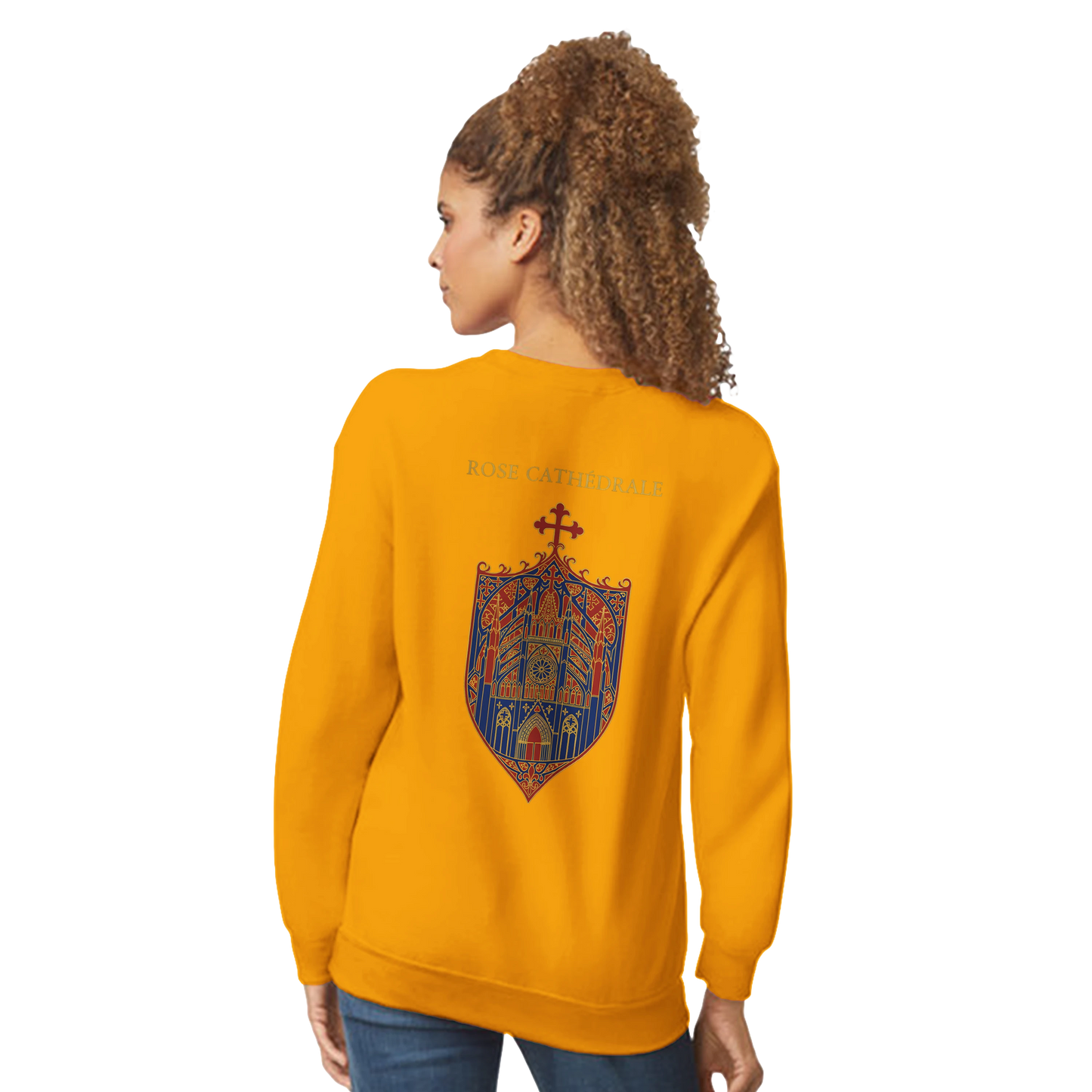 Sweat-shirt Femme Rose Cathédrale – Confort et Style Classique