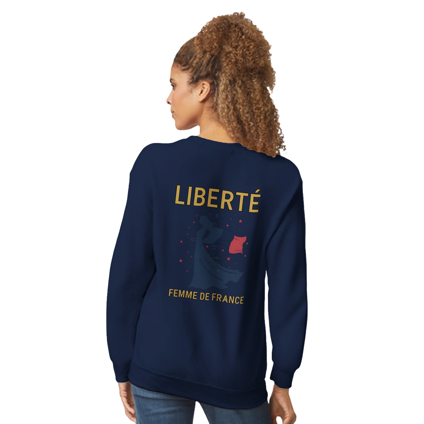 Sweat-shirt femme liberté  classique ras du cou | Gildan® 18000