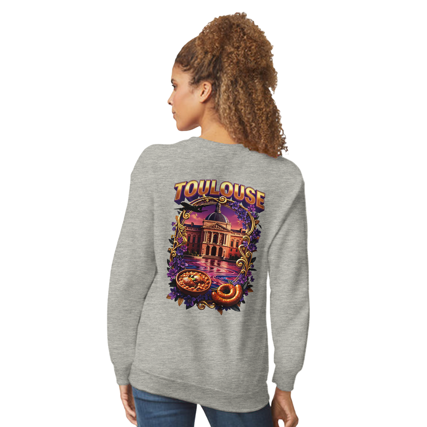 Sweat-shirt Unisexe Toulouse – Design Ville de France