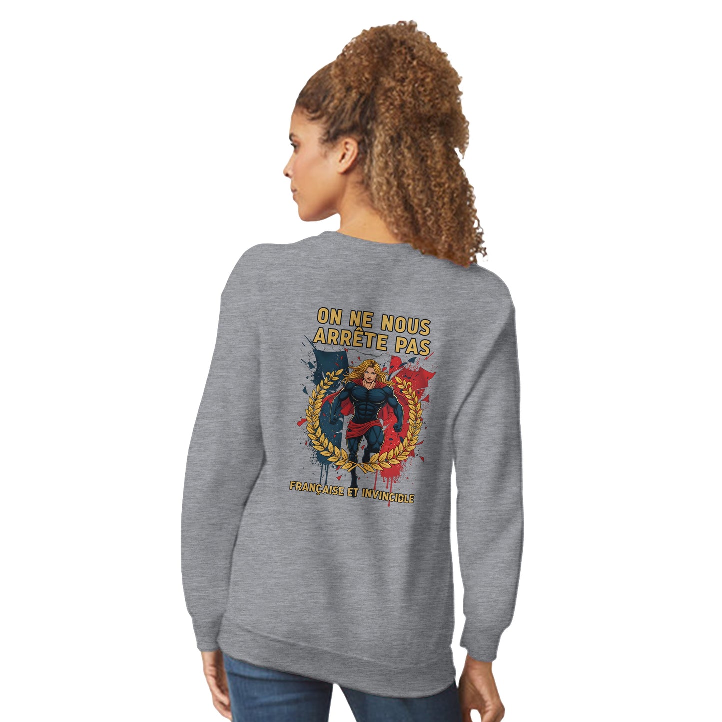 Sweat-shirt Femme « On ne nous arrête pas » – Confort et Style