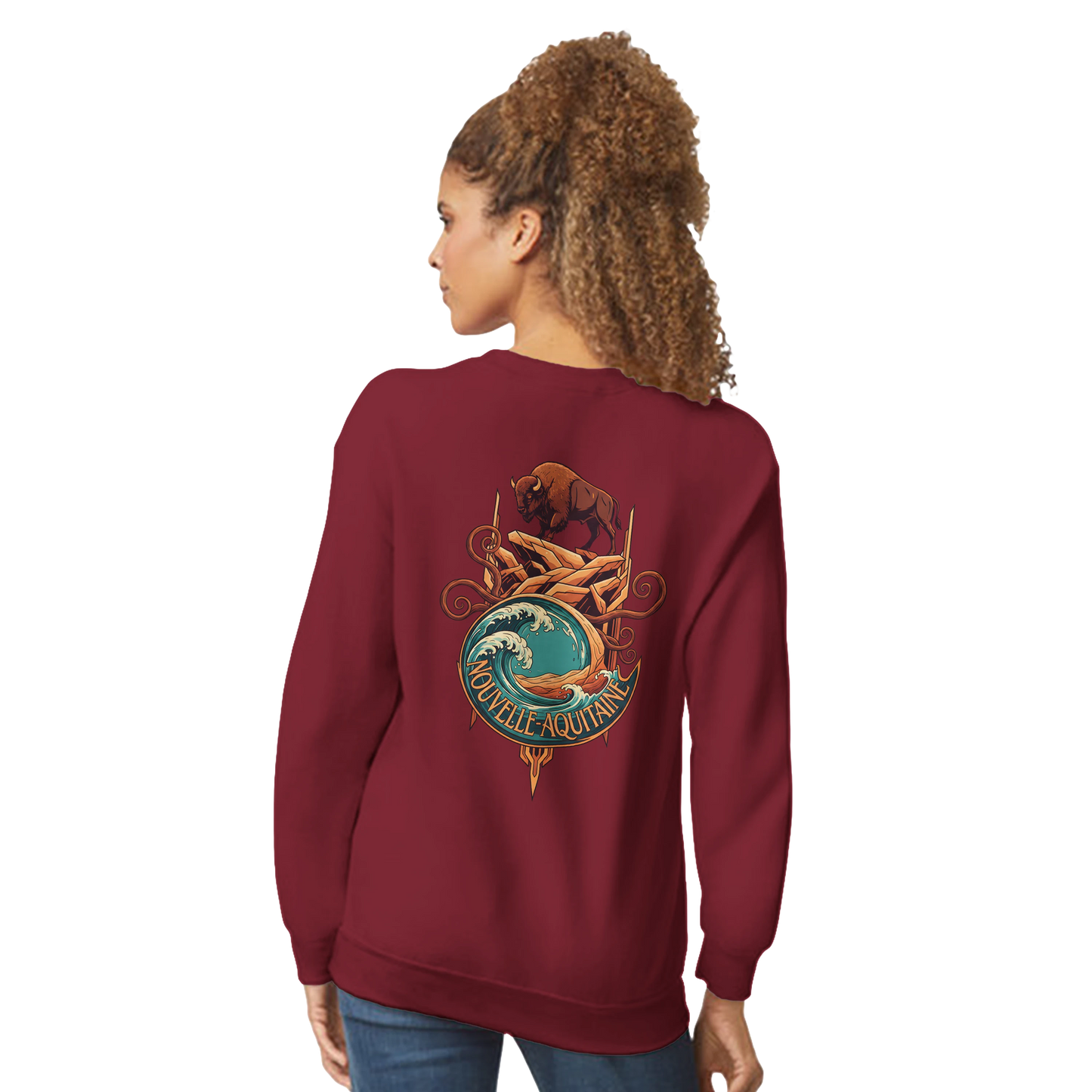 Sweat-shirt Unisexe Nouvelle-Aquitaine – Confort et Qualité Premium