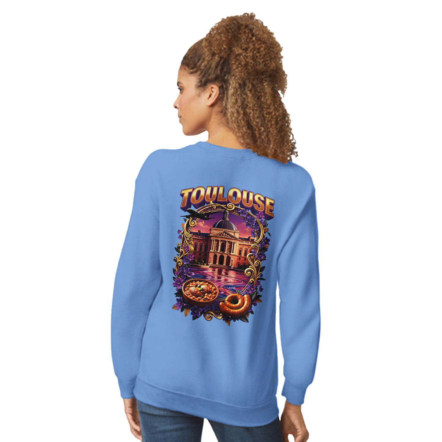 Sweat-shirt Unisexe Toulouse – Design Ville de France