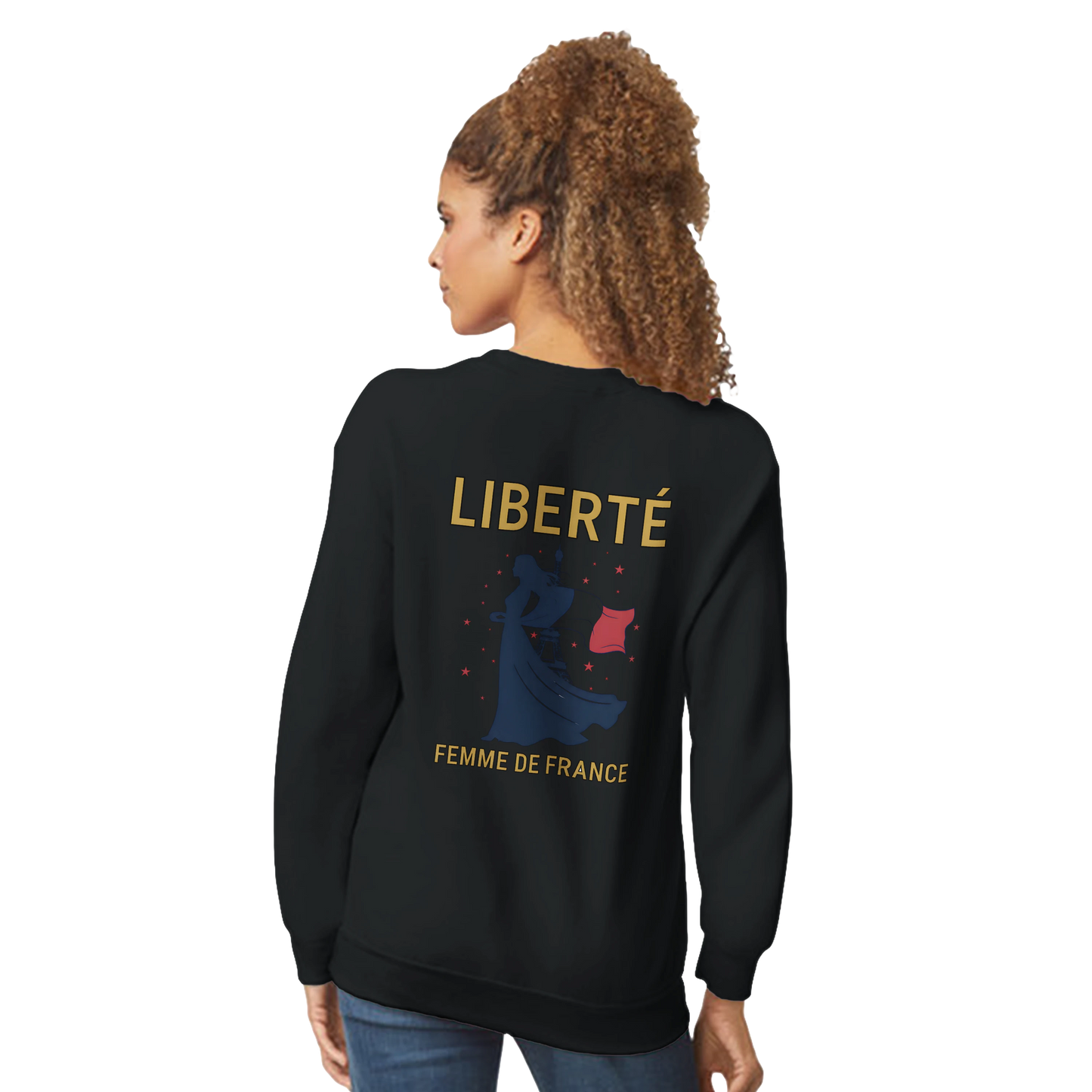 Sweat-shirt femme liberté  classique ras du cou | Gildan® 18000