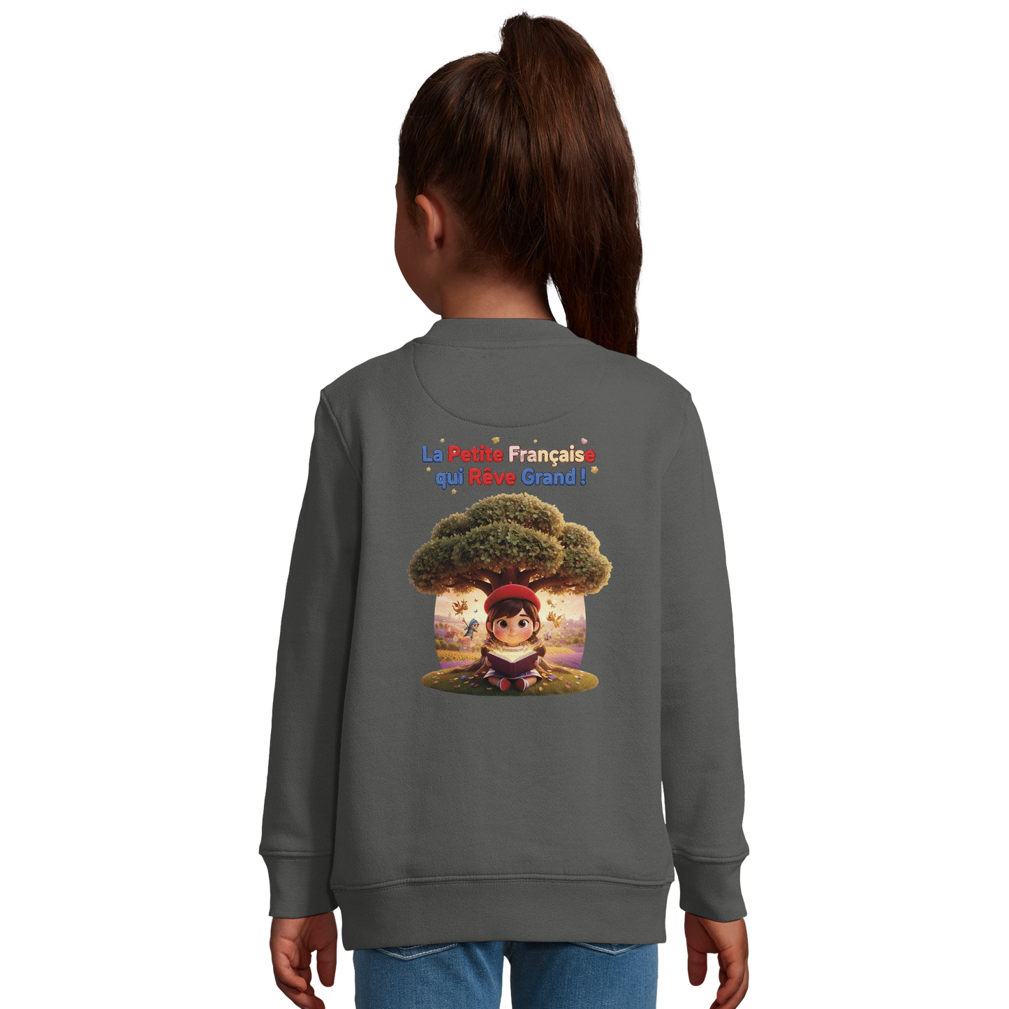 La Petite Française Qui Rêve Grand - Sweat-shirt Enfant Écoresponsable