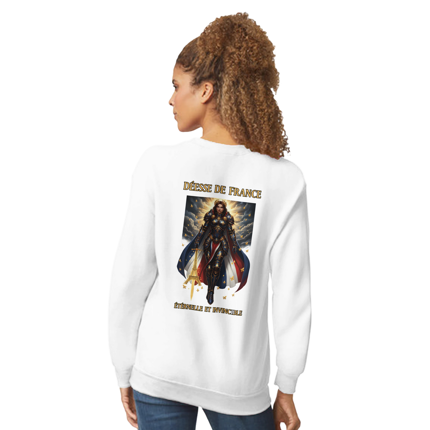 Sweat-shirt Femme Déesse de France – Confort et Style Premium