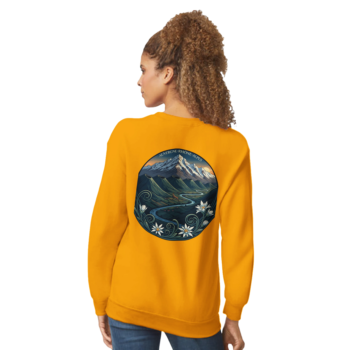 Sweat-shirt Unisexe Auvergne-Rhône-Alpes – Confort Classique