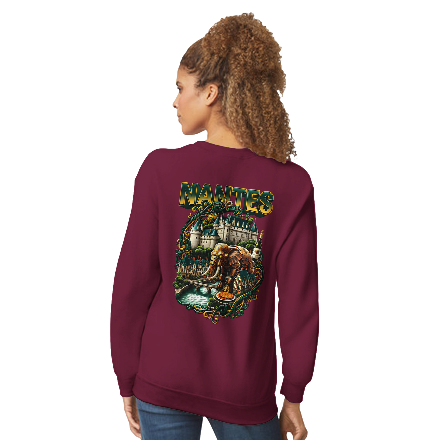 Sweat-shirt unisexe Nantes – Confort premium et style décontracté