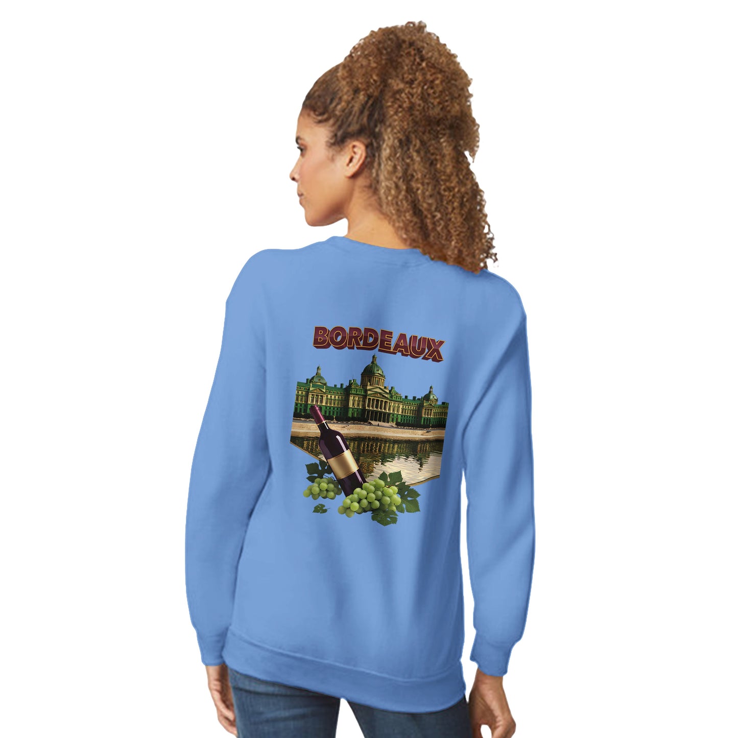 Sweat-shirt Unisexe Bordeaux Ville de France – Classique et Confortable