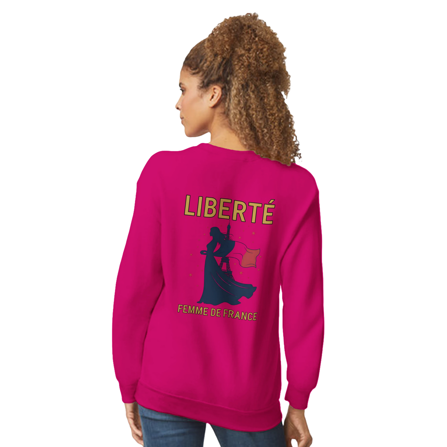 Sweat-shirt femme liberté  classique ras du cou | Gildan® 18000