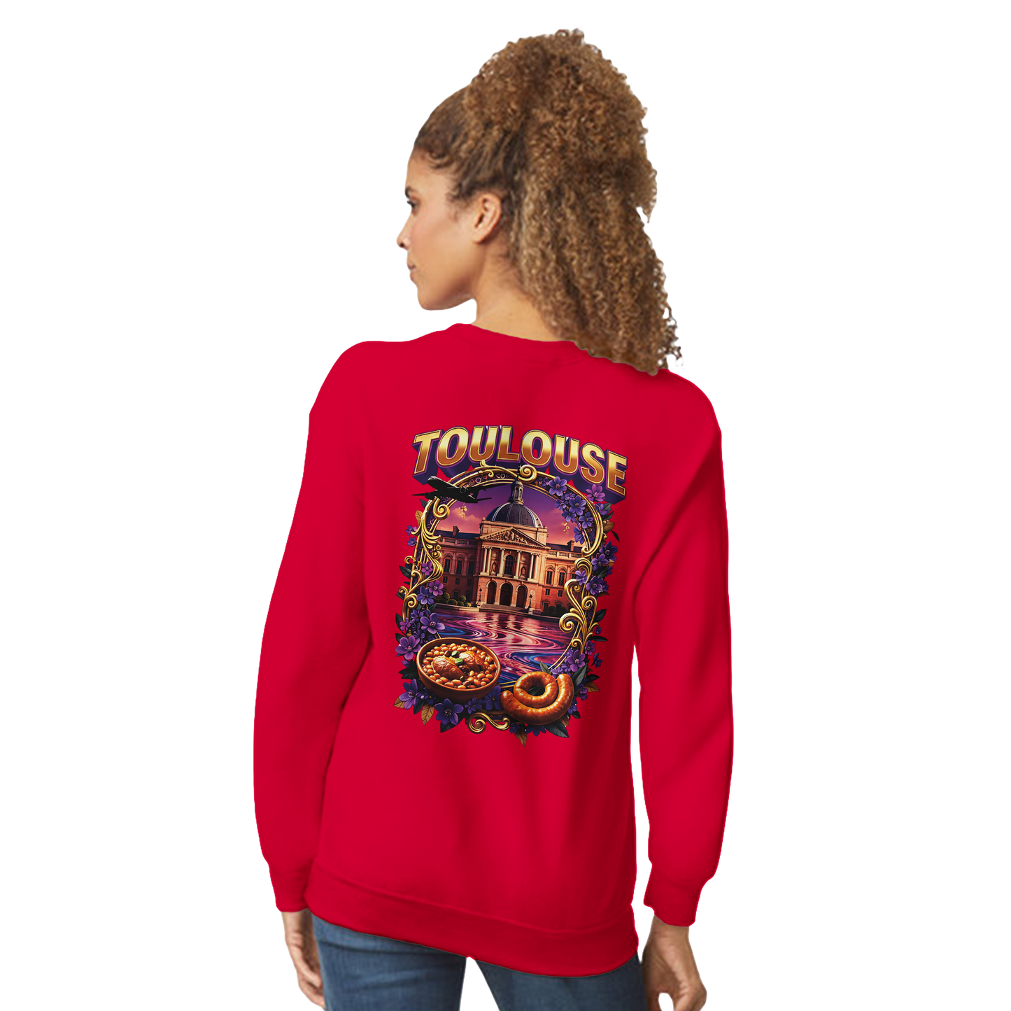 Sweat-shirt Unisexe Toulouse – Design Ville de France
