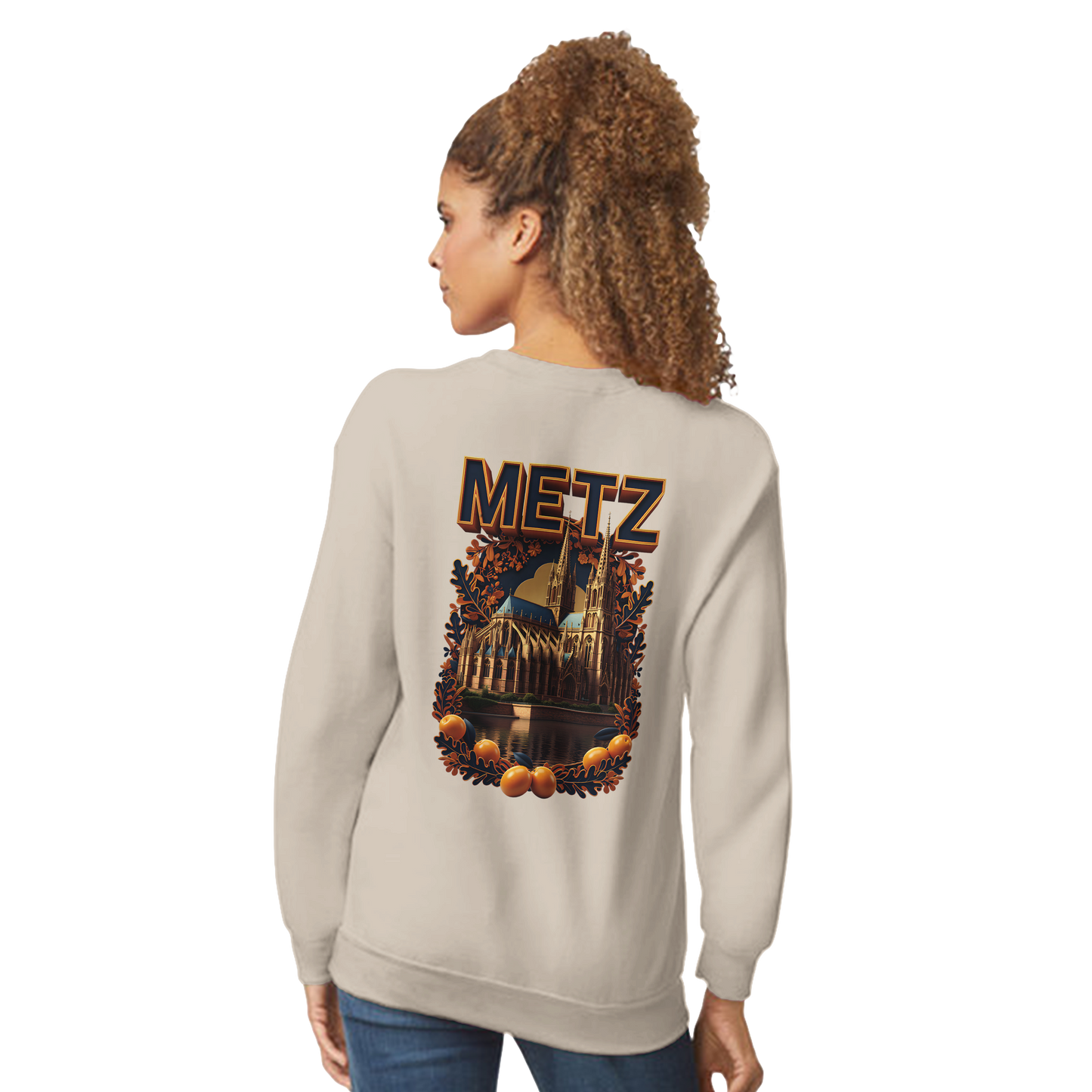 Sweat-shirt unisexe Metz – Coupe classique et confort premium