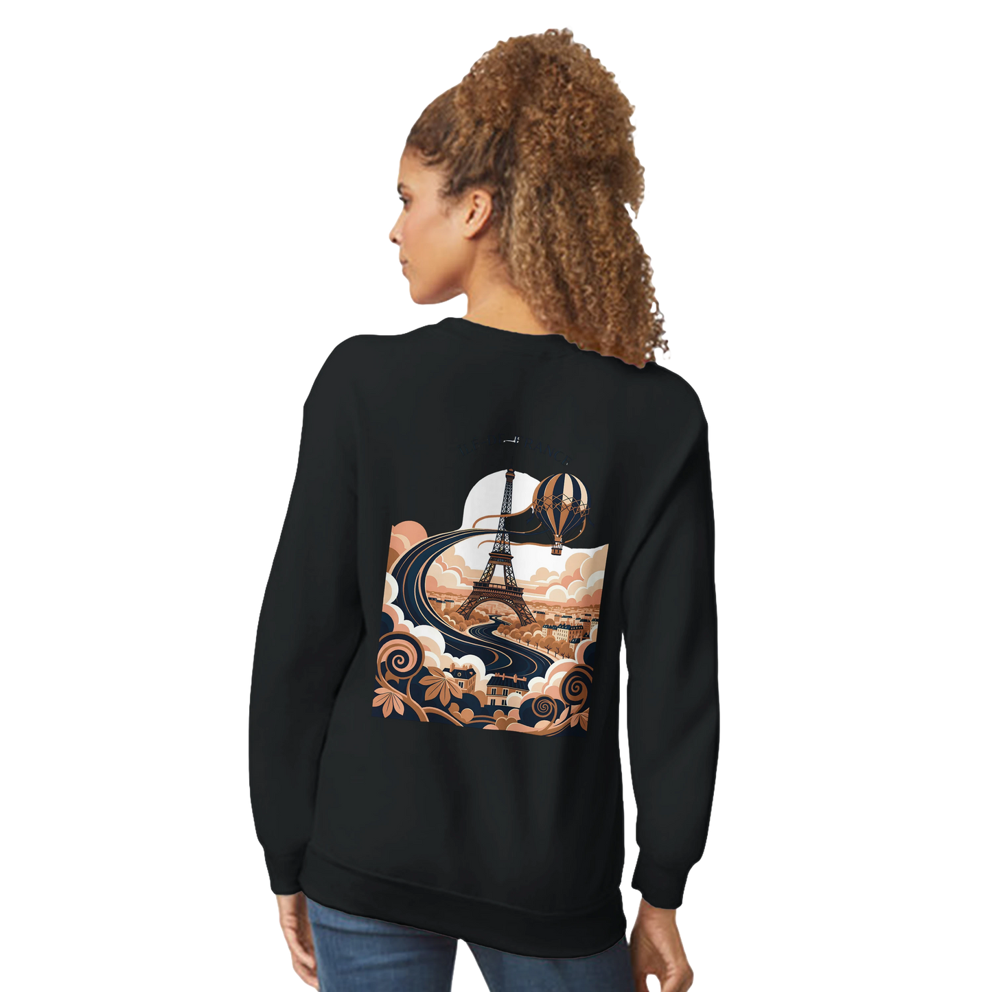 Sweat-shirt Unisexe Île-de-France – Confort Premium et Coupe Classique