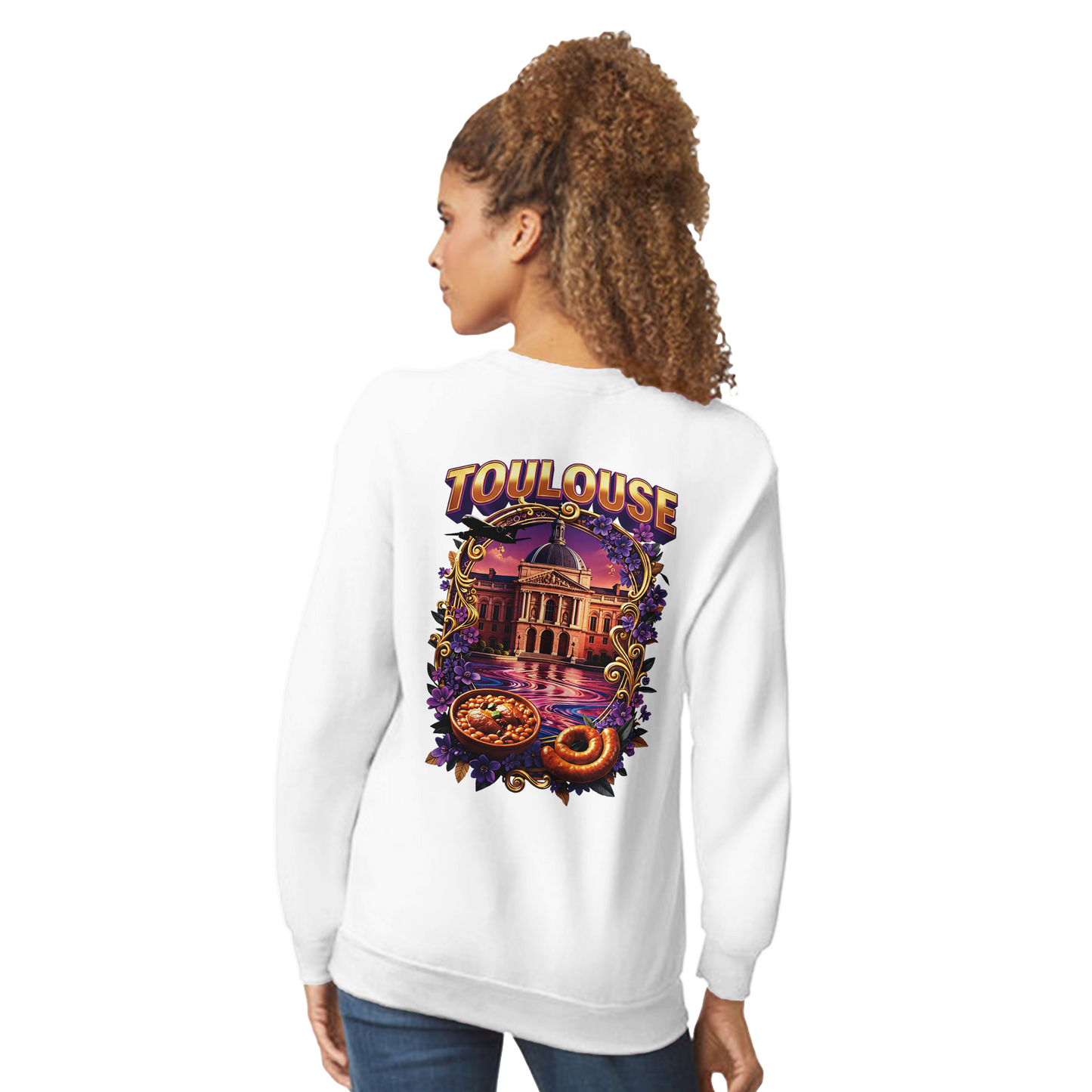 Sweat-shirt Unisexe Toulouse – Design Ville de France