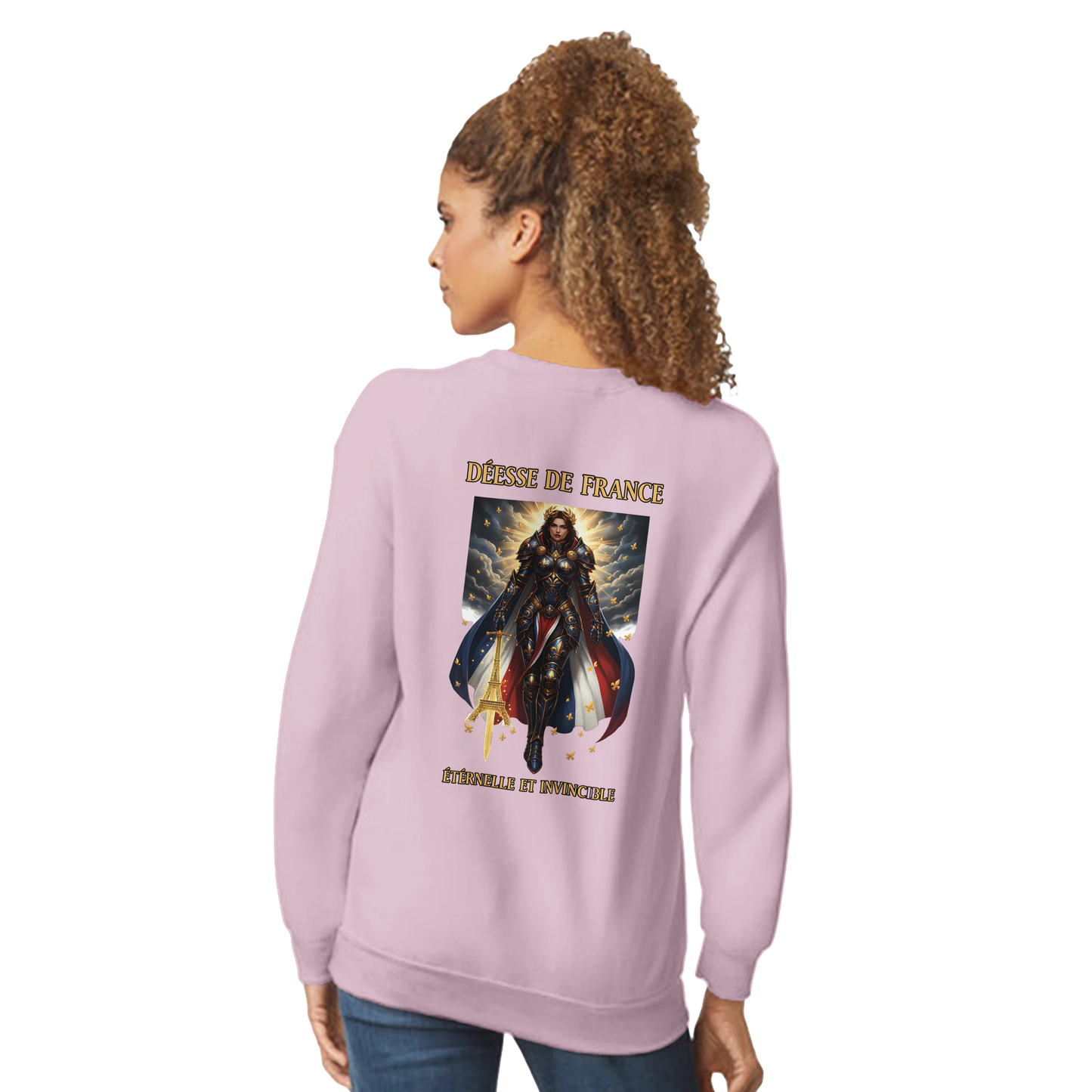 Sweat-shirt Femme Déesse de France – Confort et Style Premium