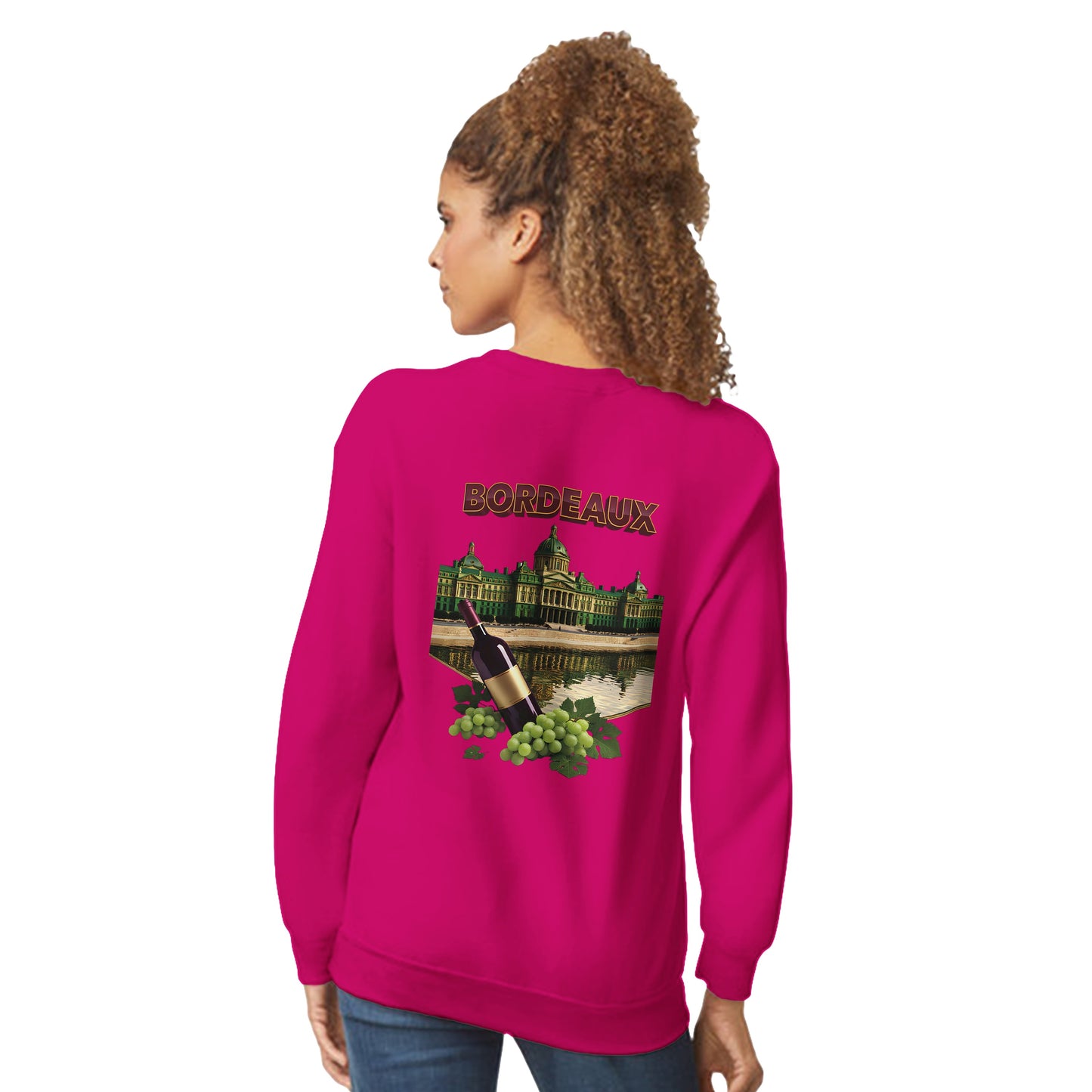 Sweat-shirt Unisexe Bordeaux Ville de France – Classique et Confortable