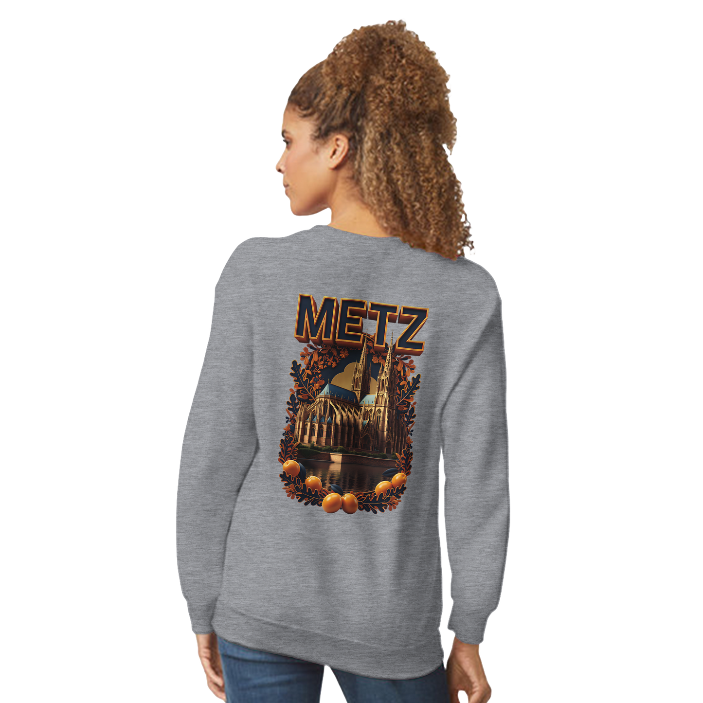 Sweat-shirt unisexe Metz – Coupe classique et confort premium
