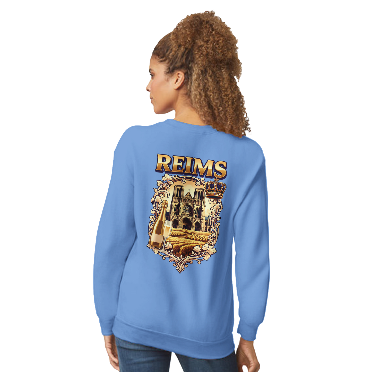Sweat-shirt Reims – Sweat à col rond confortable en coton mélangé