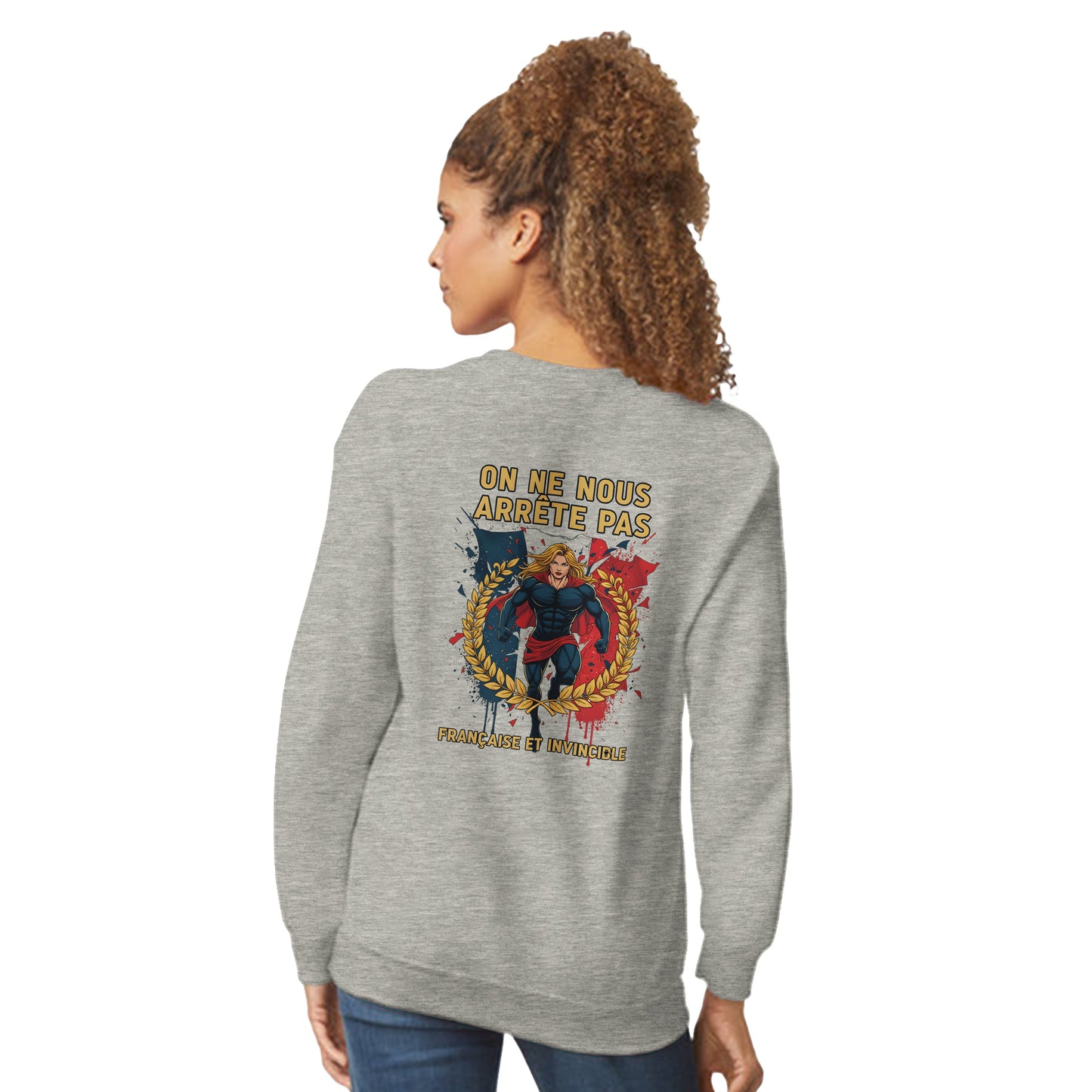 Sweat-shirt Femme « On ne nous arrête pas » – Confort et Style