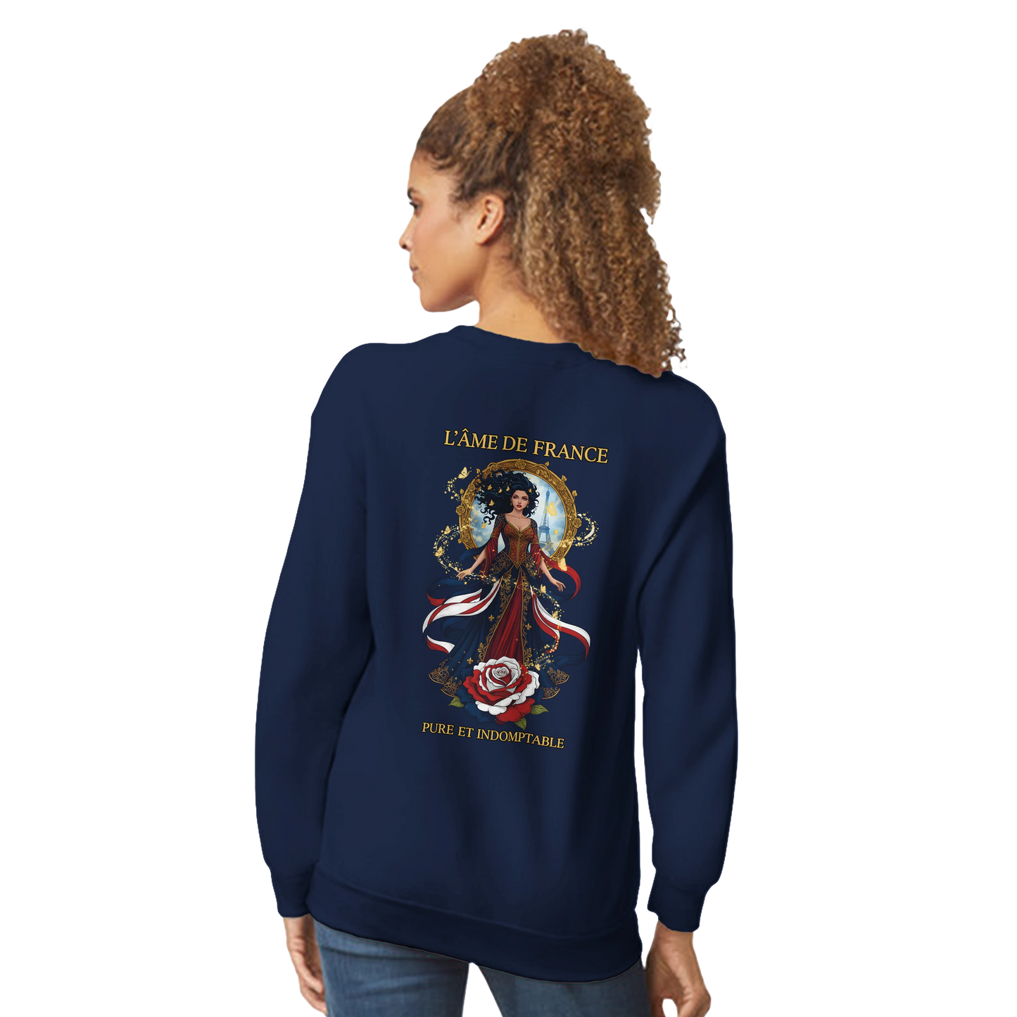 Sweat-shirt Femme "L'âme de France" - Confort Supérieur