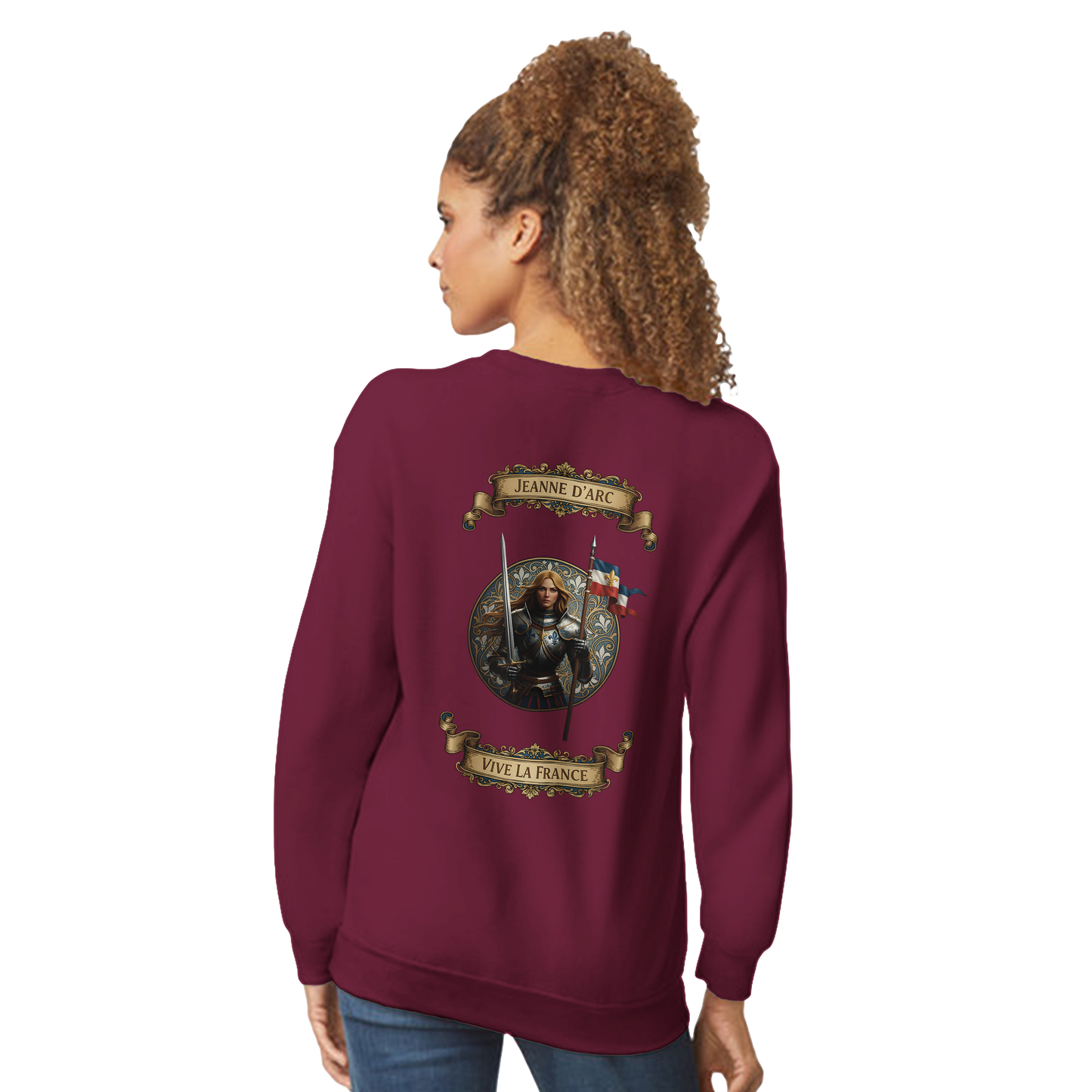 Sweat-shirt Femme Jeanne d’Arc – Confort et Style Historique