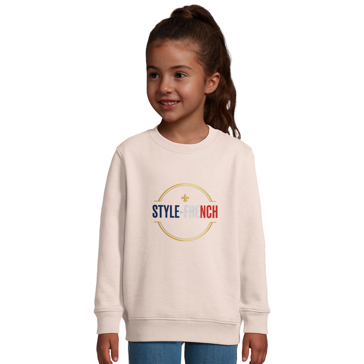 Ma France Je T'aime Sweat-shirt pour Enfant - Coton Bio Confortable