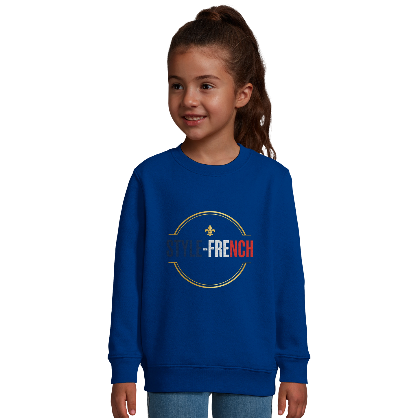 Sweat-shirt fille "Petite Chef, Grand Talent" – Coton Écoresponsable
