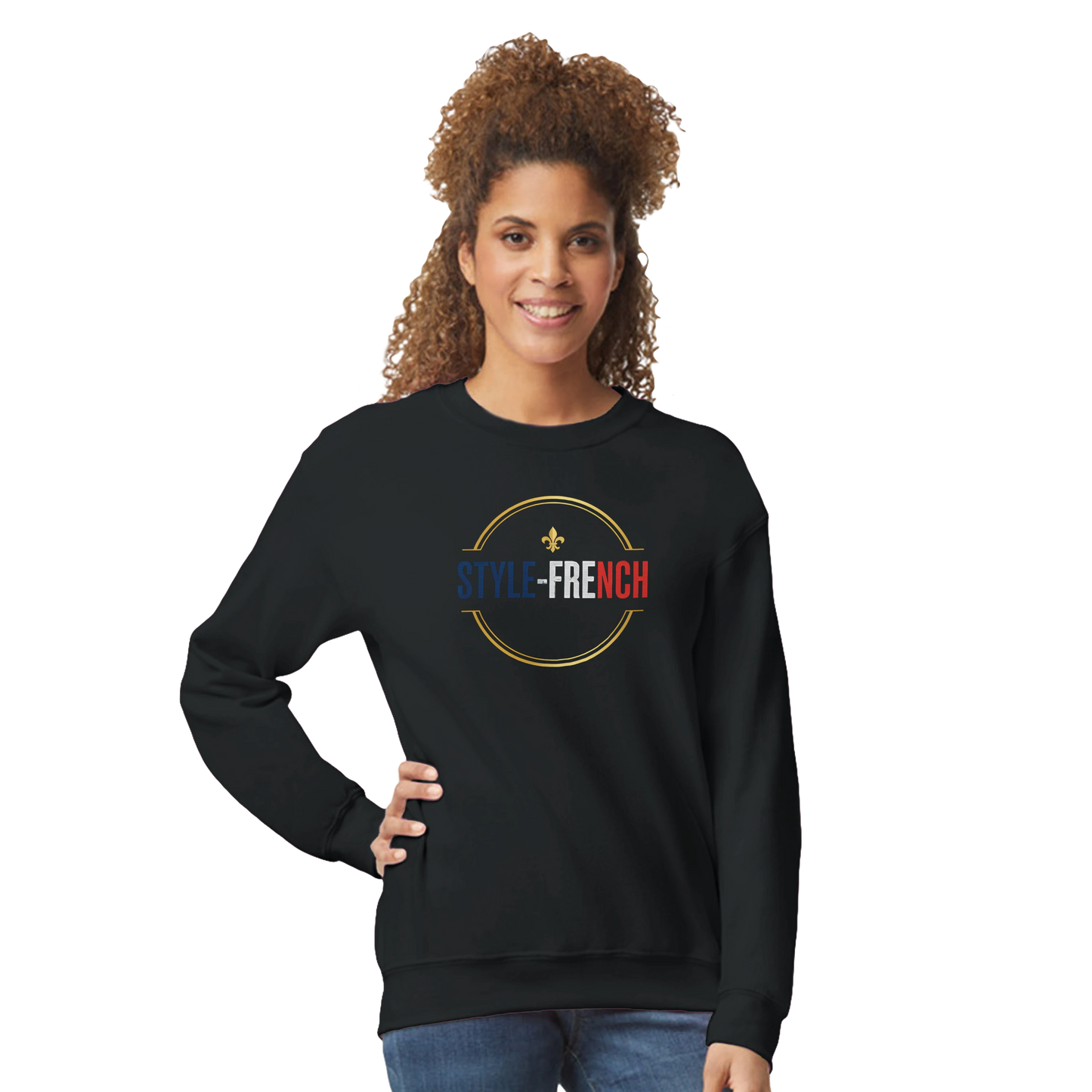 Sweat-shirt Femme Déesse de France – Confort et Style Premium