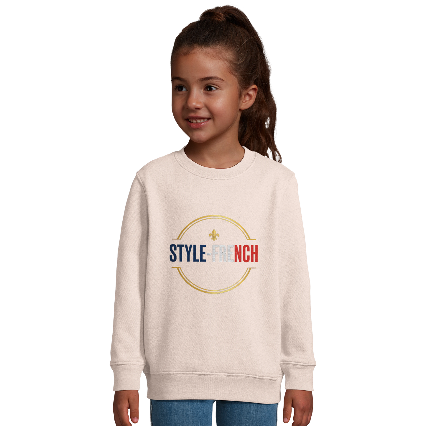 Sweat-shirt fille "Petite Chef, Grand Talent" – Coton Écoresponsable