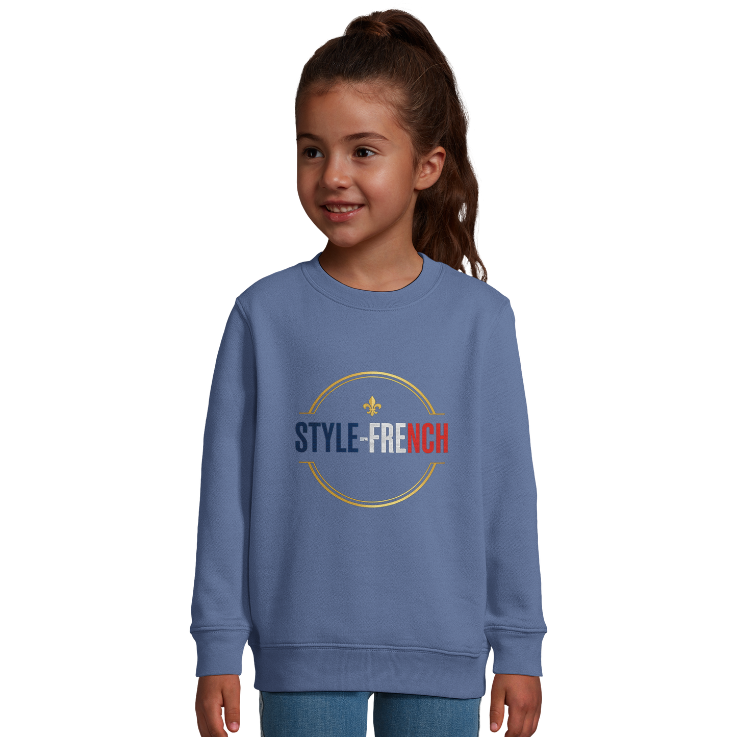 La Petite Française Qui Rêve Grand - Sweat-shirt Enfant Écoresponsable