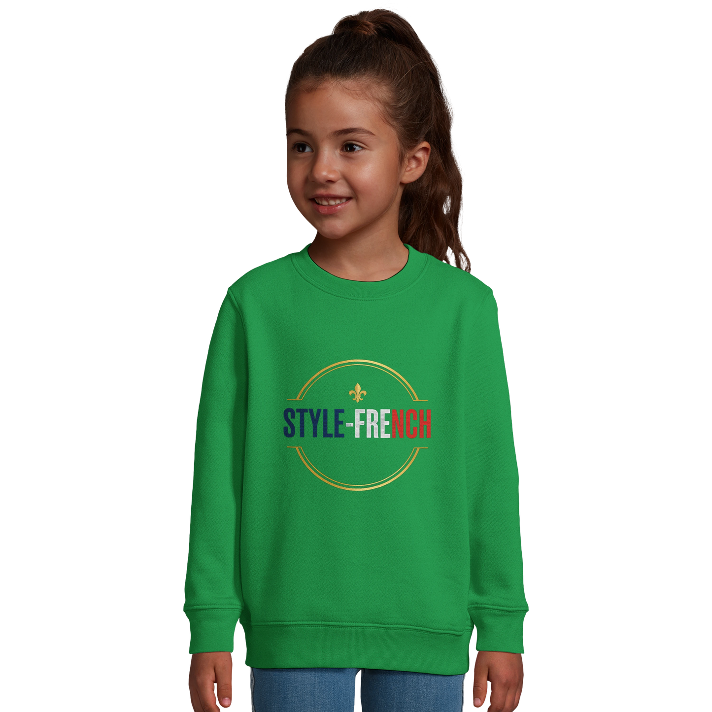 Sweat-shirt fille "Petite Chef, Grand Talent" – Coton Écoresponsable