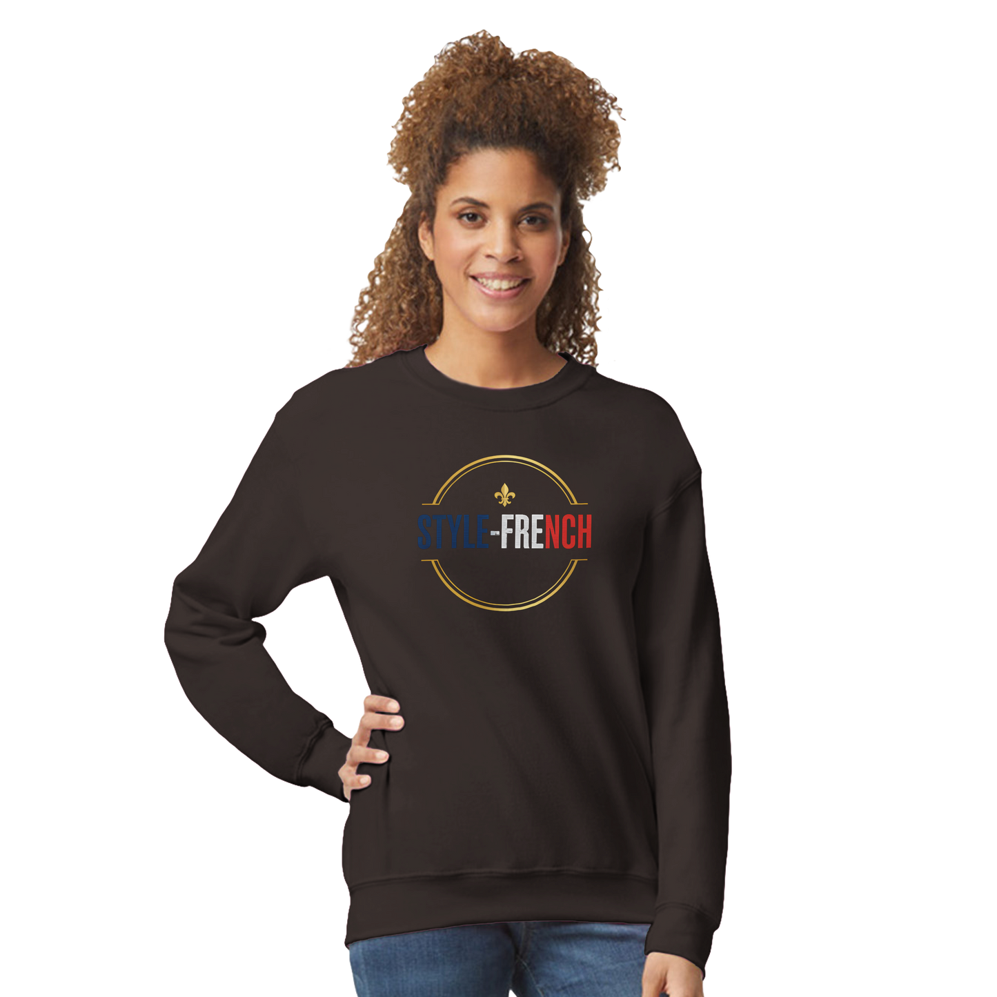 Sweat-shirt Femme Debout la France – Sweat à Capuche Confortable et Résistant