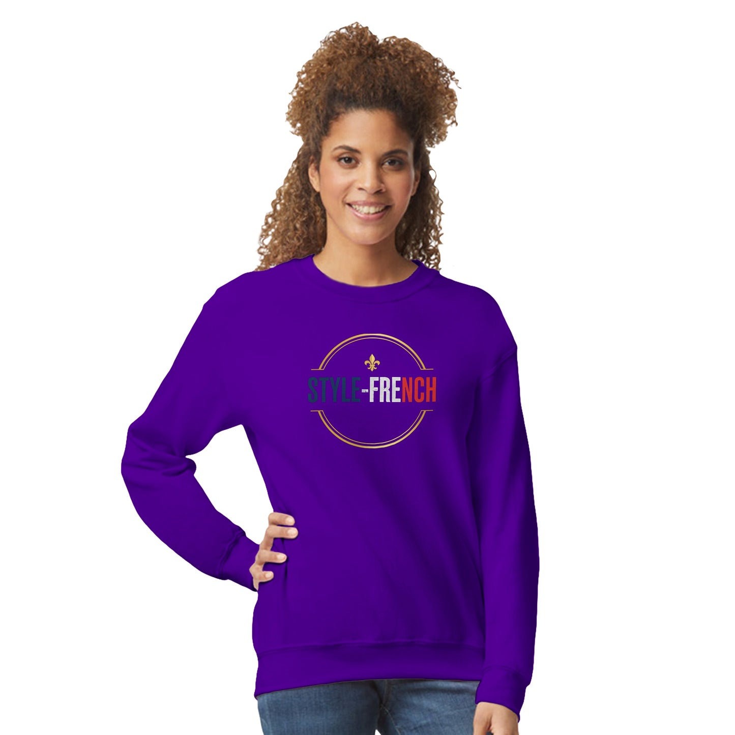 Sweat-shirt Unisexe Bordeaux Ville de France – Classique et Confortable