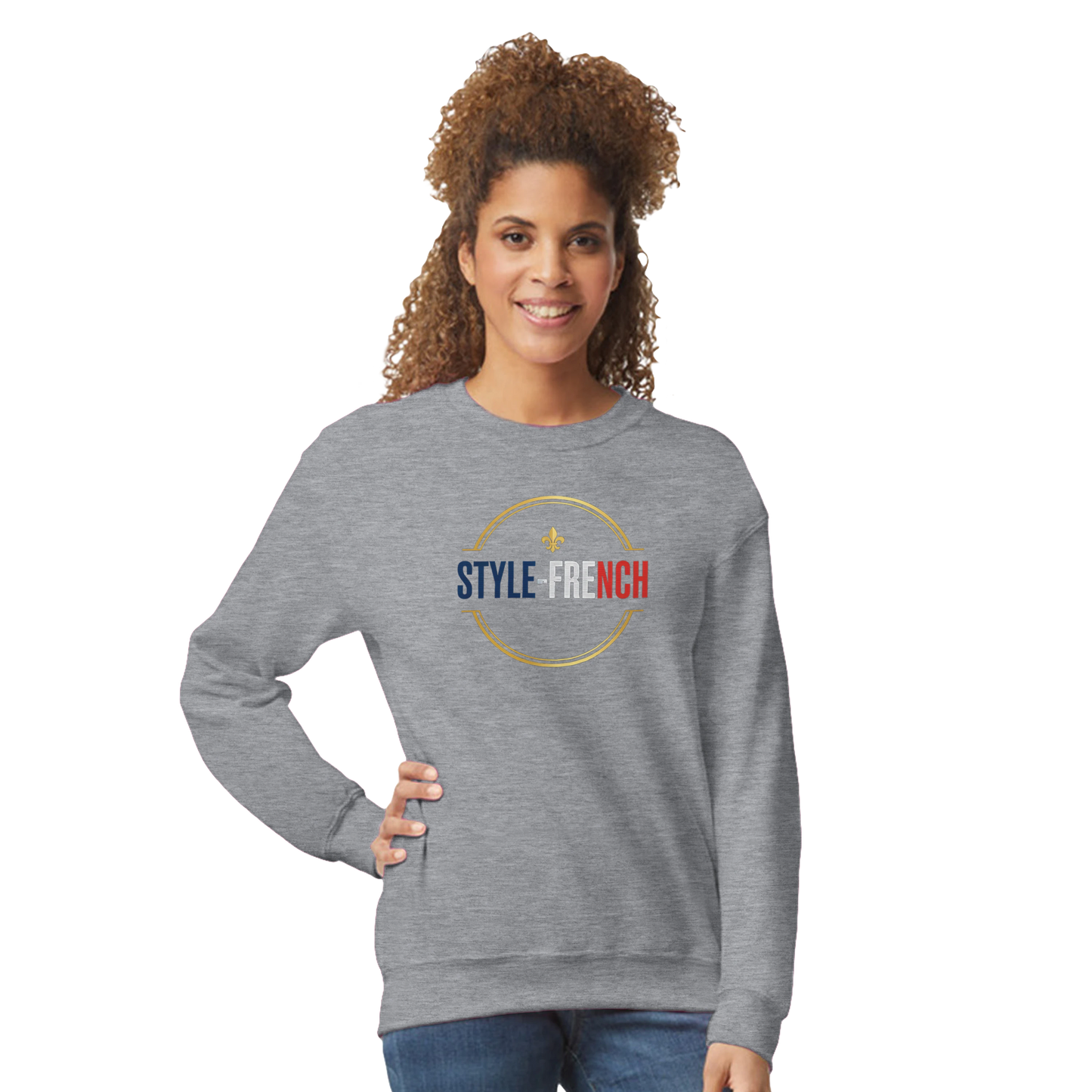 Sweat-shirt Femme Déesse de France – Confort et Style Premium