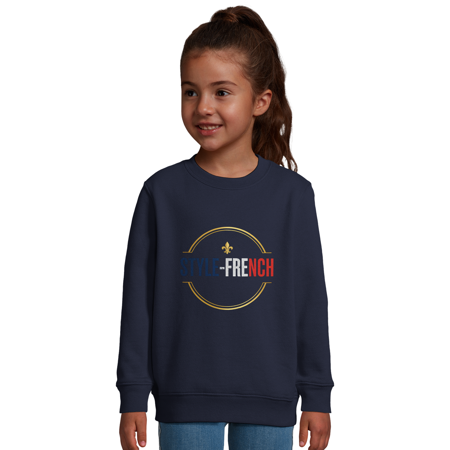 La Petite Française Qui Rêve Grand - Sweat-shirt Enfant Écoresponsable