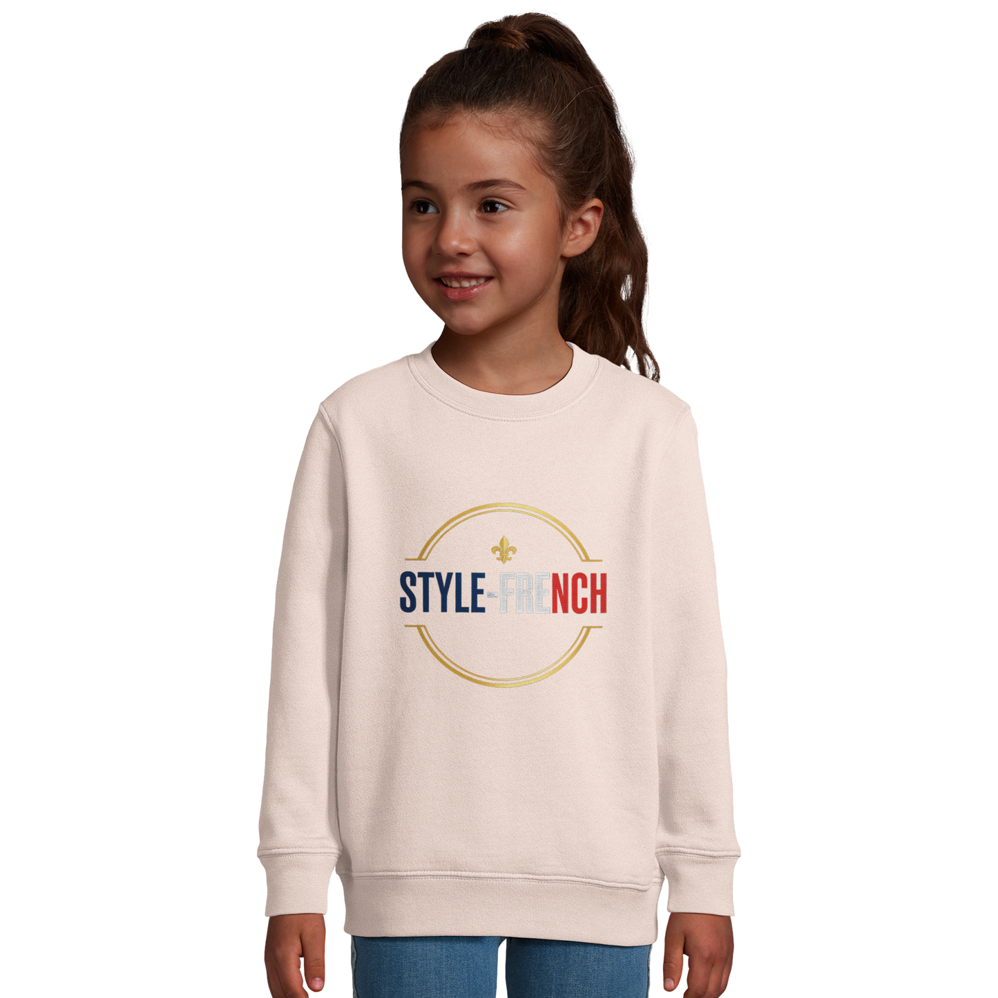 La Petite Française Qui Rêve Grand - Sweat-shirt Enfant Écoresponsable