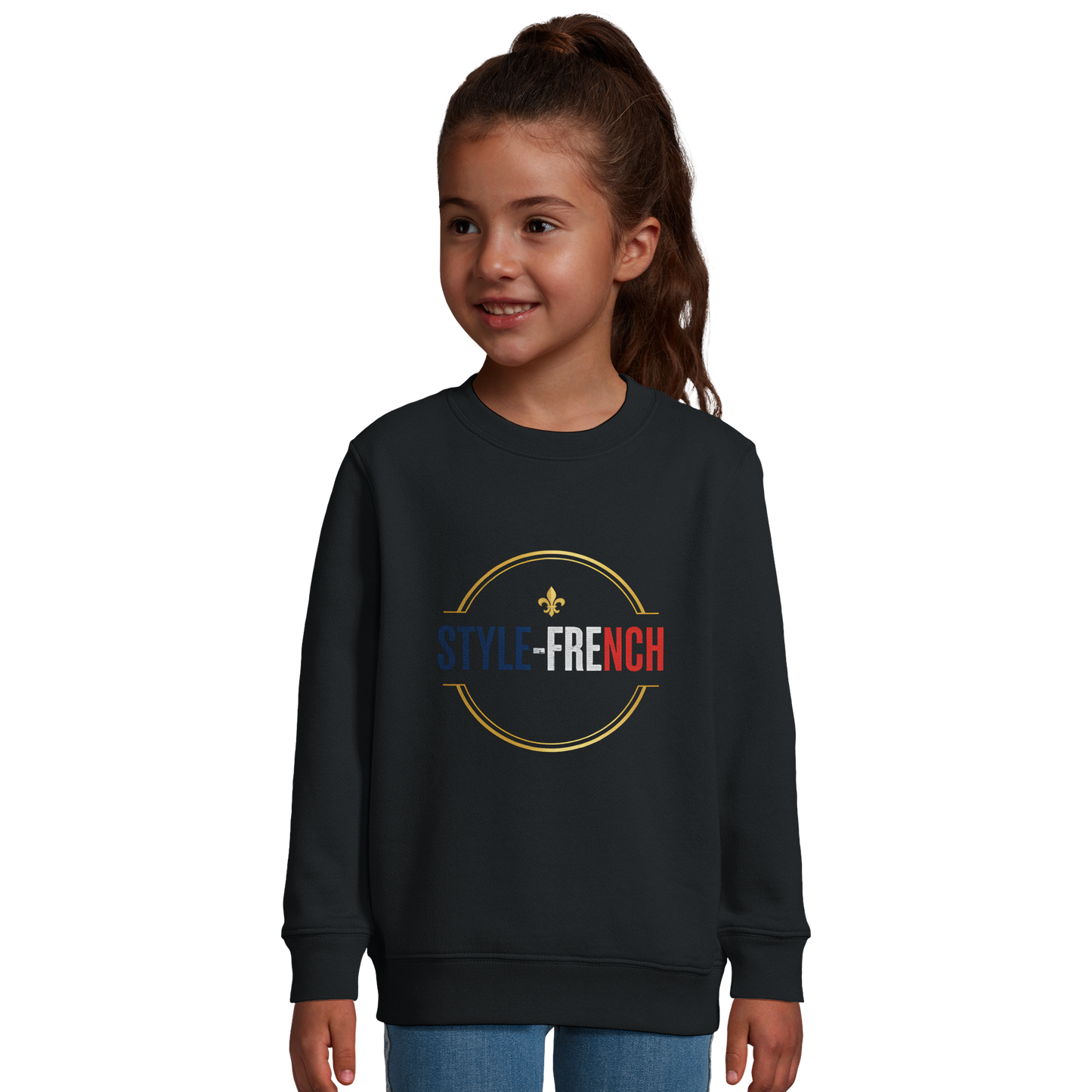 La Petite Française Qui Rêve Grand - Sweat-shirt Enfant Écoresponsable